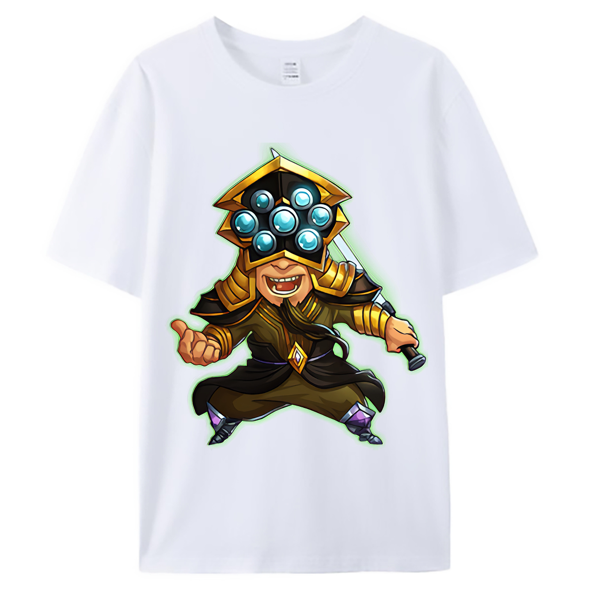 （画像用） リーグ・オブ・レジェンド League of Legends LOL 綿100％ メンズ半袖Tシャツ｜肌触りやわらか＆通気性