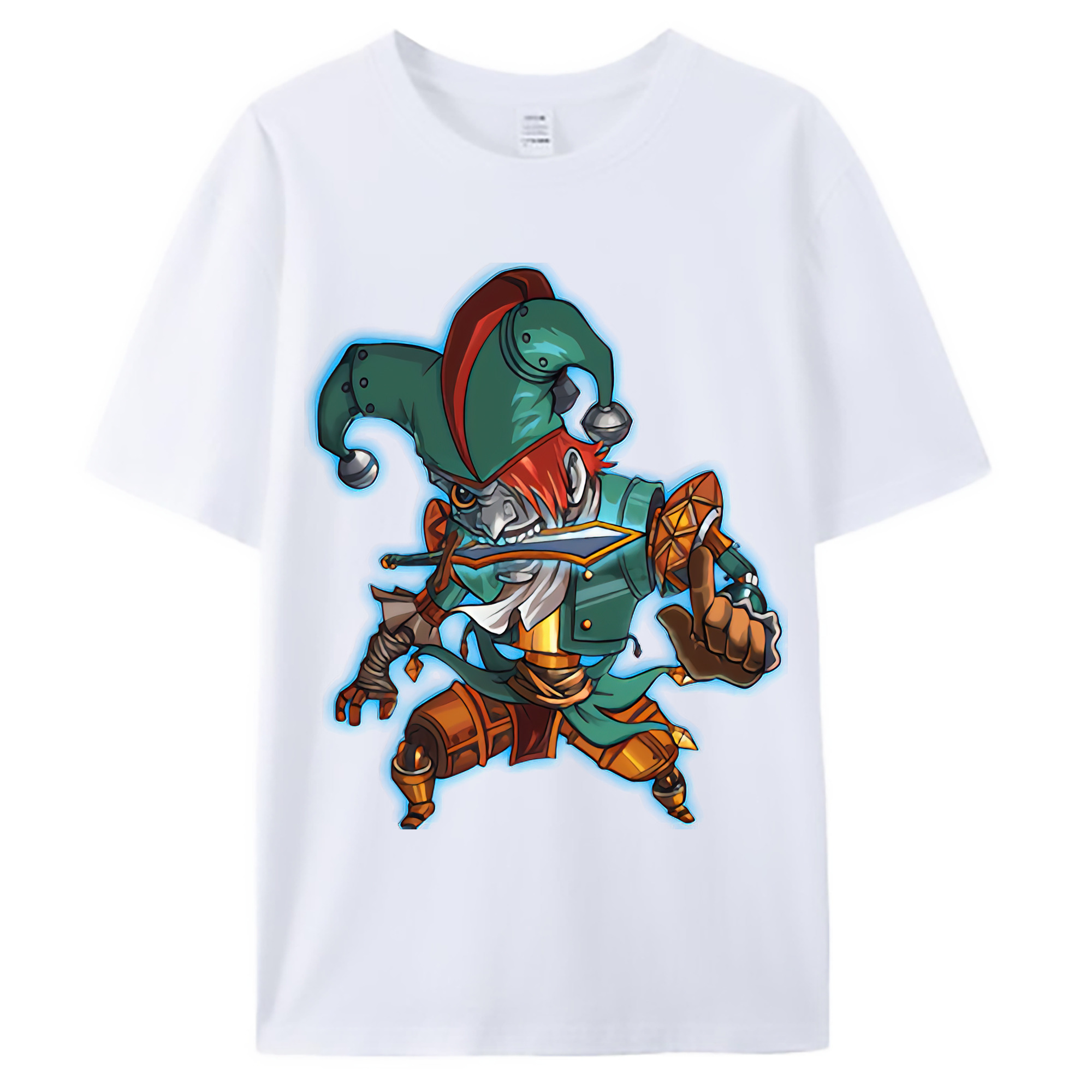 （画像用） リーグ・オブ・レジェンド League of Legends LOL 綿100％ メンズ半袖Tシャツ｜肌触りやわらか＆通気性