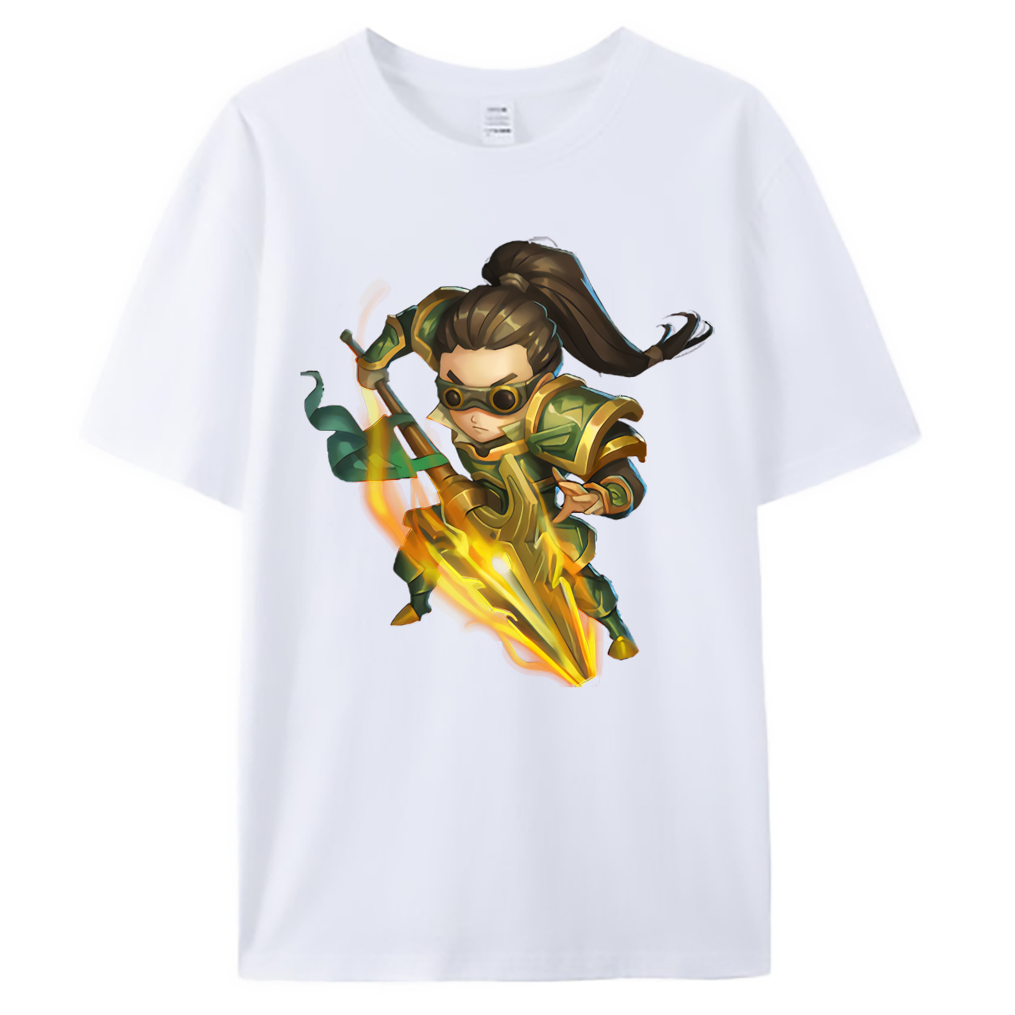 （画像用） リーグ・オブ・レジェンド League of Legends LOL 綿100％ メンズ半袖Tシャツ｜肌触りやわらか＆通気性