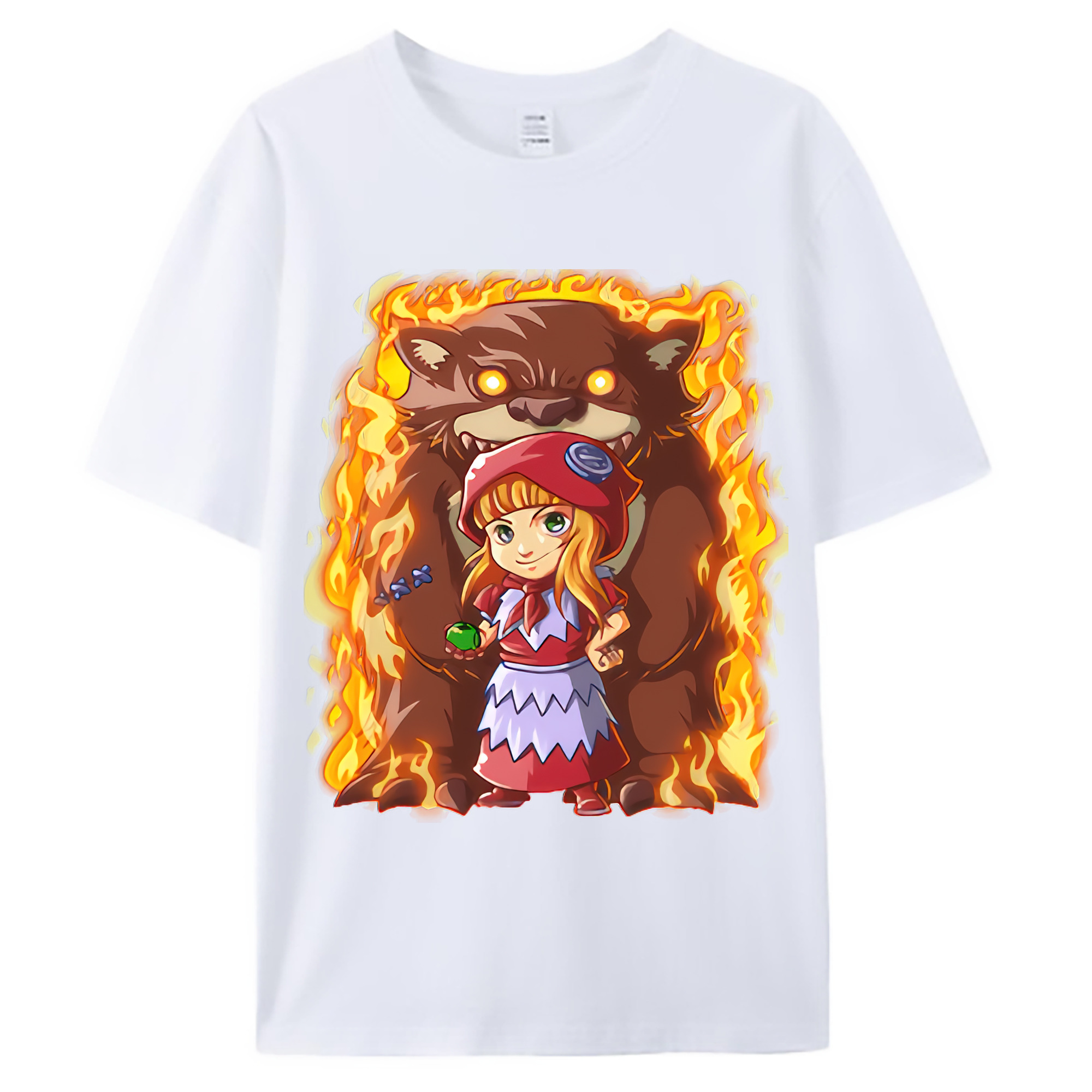 （画像用） リーグ・オブ・レジェンド League of Legends LOL 綿100％ メンズ半袖Tシャツ｜肌触りやわらか＆通気性