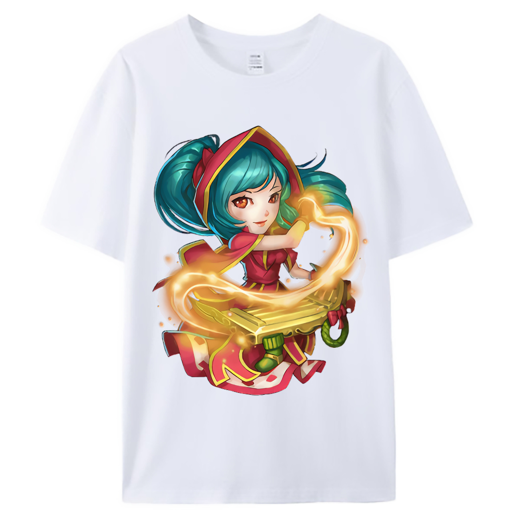 （画像用） リーグ・オブ・レジェンド League of Legends LOL 綿100％ メンズ半袖Tシャツ｜肌触りやわらか＆通気性