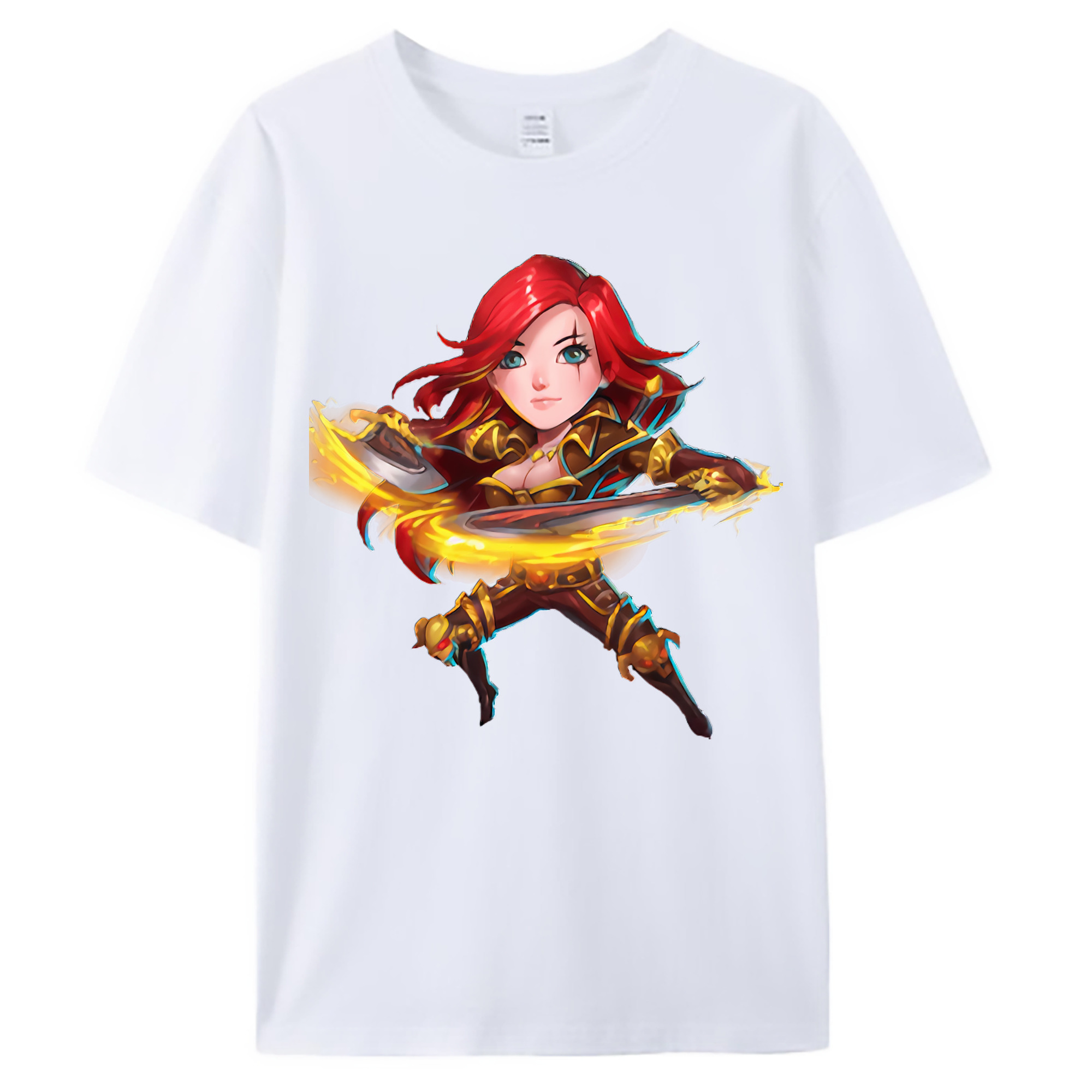 （画像用） リーグ・オブ・レジェンド League of Legends LOL 綿100％ メンズ半袖Tシャツ｜肌触りやわらか＆通気性