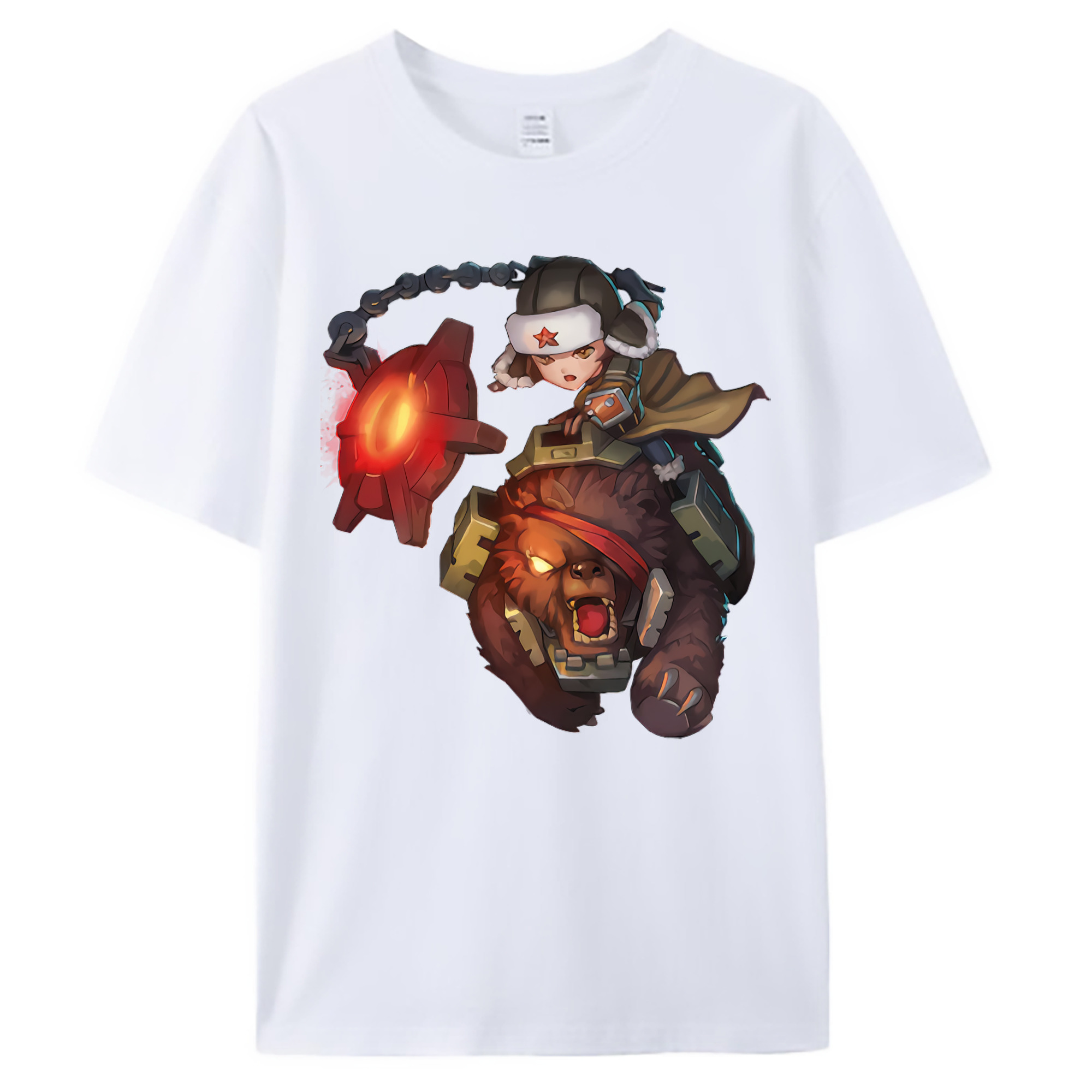 （画像用） リーグ・オブ・レジェンド League of Legends LOL 綿100％ メンズ半袖Tシャツ｜肌触りやわらか＆通気性