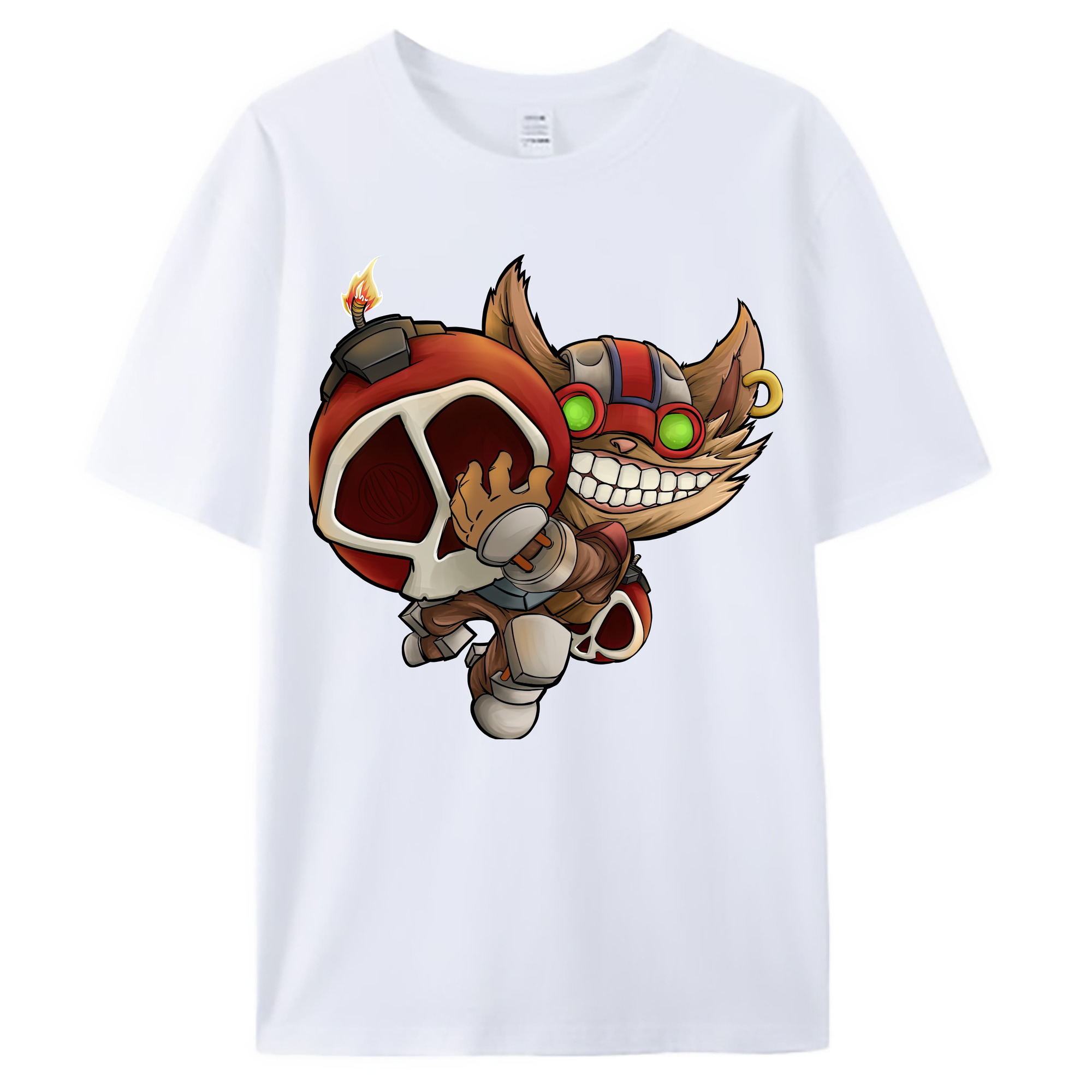 （画像用） リーグ・オブ・レジェンド League of Legends LOL 綿100％ メンズ半袖Tシャツ｜肌触りやわらか＆通気性