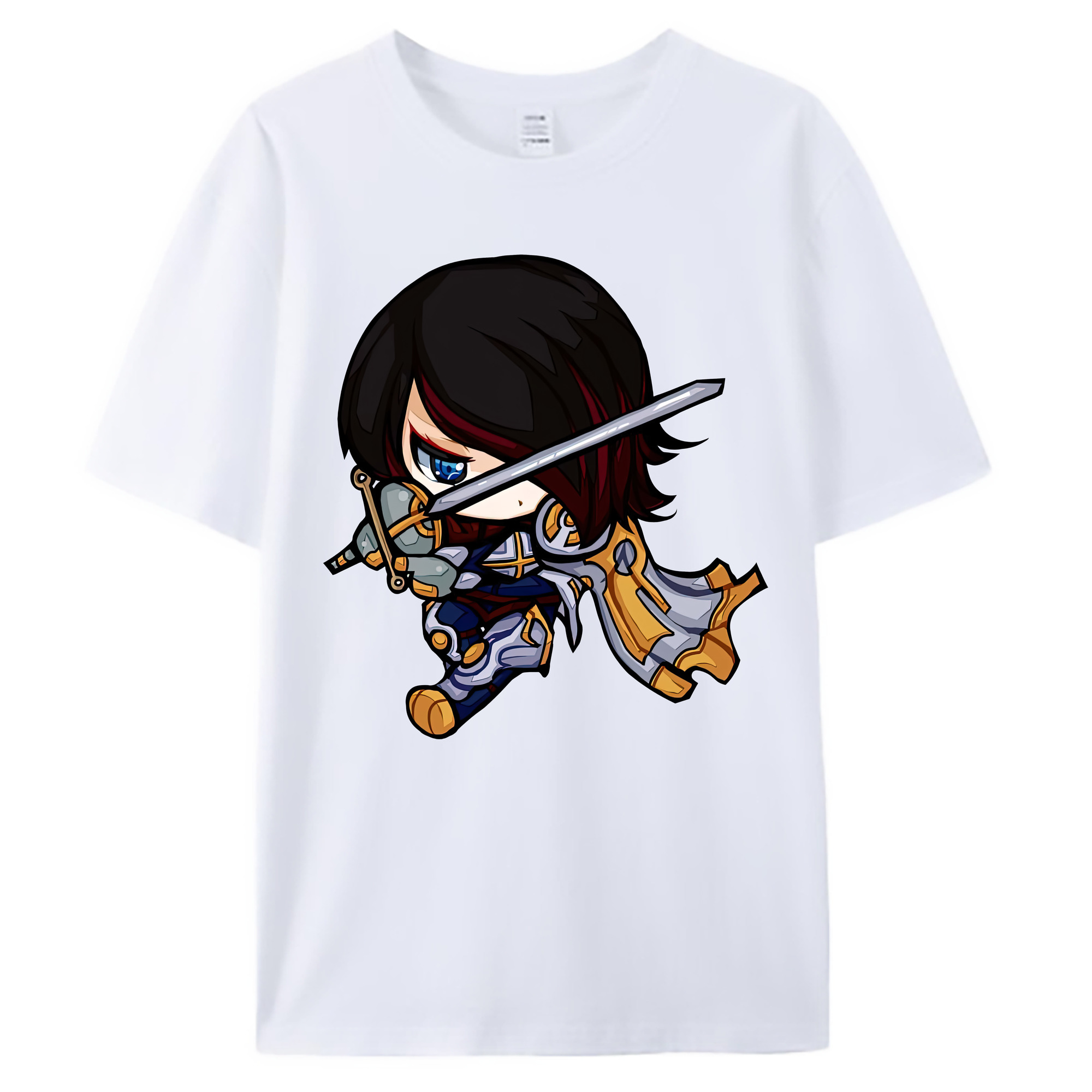 （画像用） リーグ・オブ・レジェンド League of Legends LOL 綿100％ メンズ半袖Tシャツ｜肌触りやわらか＆通気性