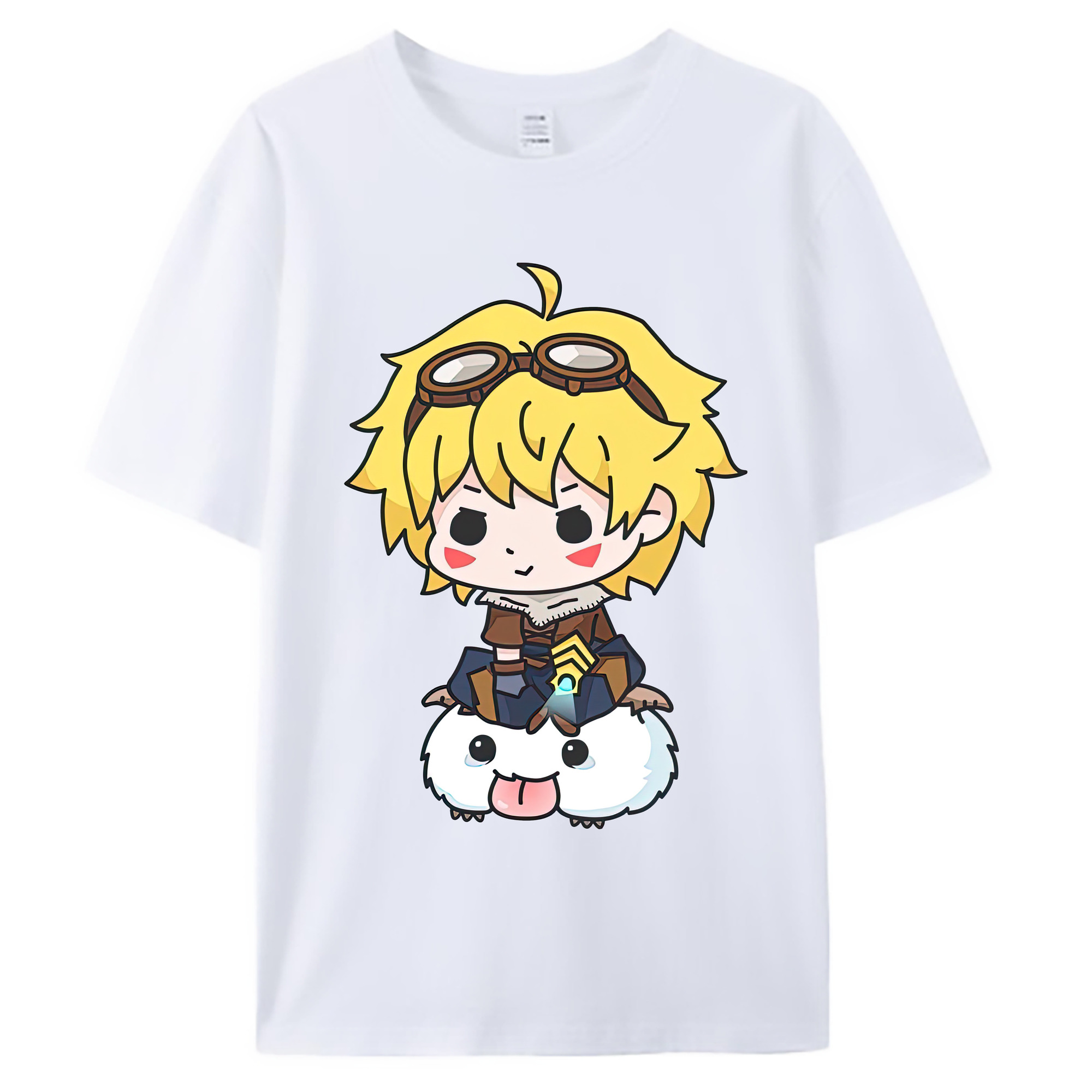 （画像用） リーグ・オブ・レジェンド League of Legends LOL 綿100％ メンズ半袖Tシャツ｜肌触りやわらか＆通気性