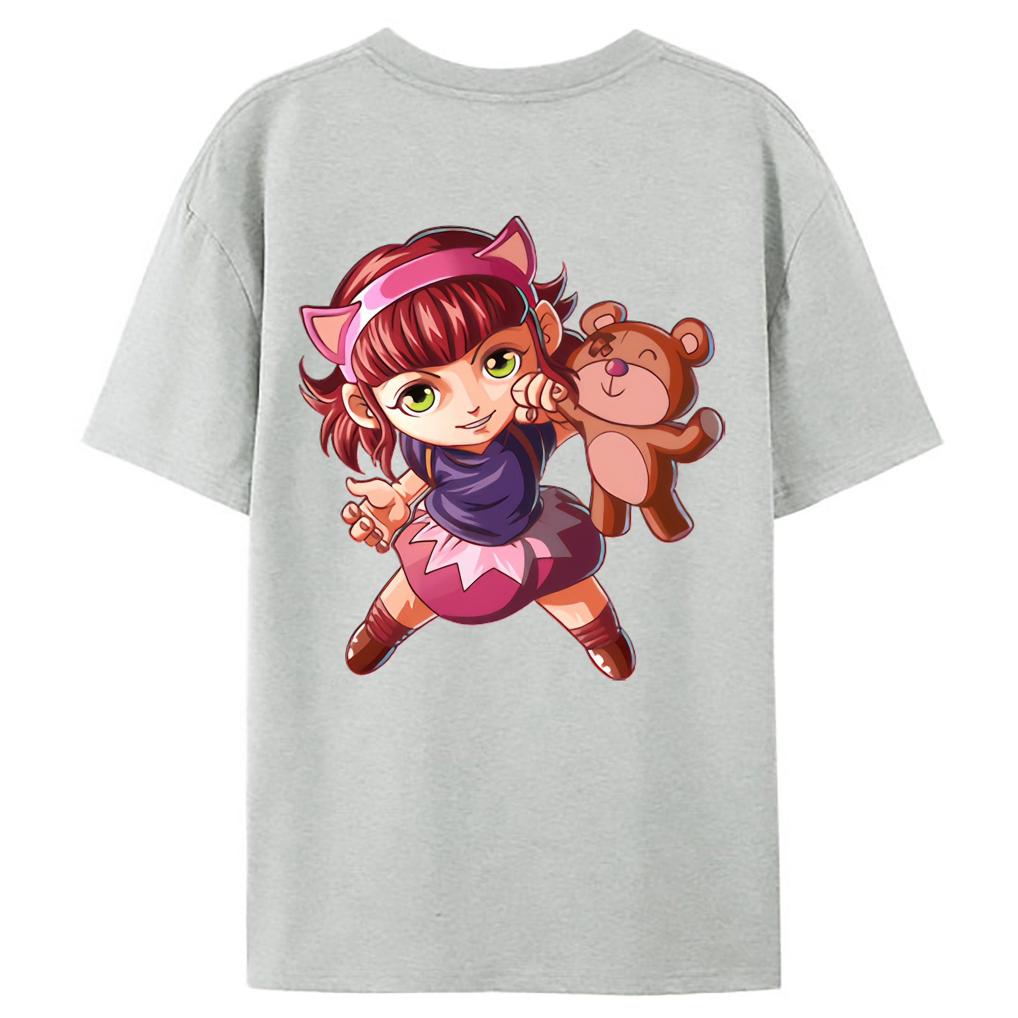 （画像用） リーグ・オブ・レジェンド League of Legends LOL レディース半袖Tシャツ(バックプリント)