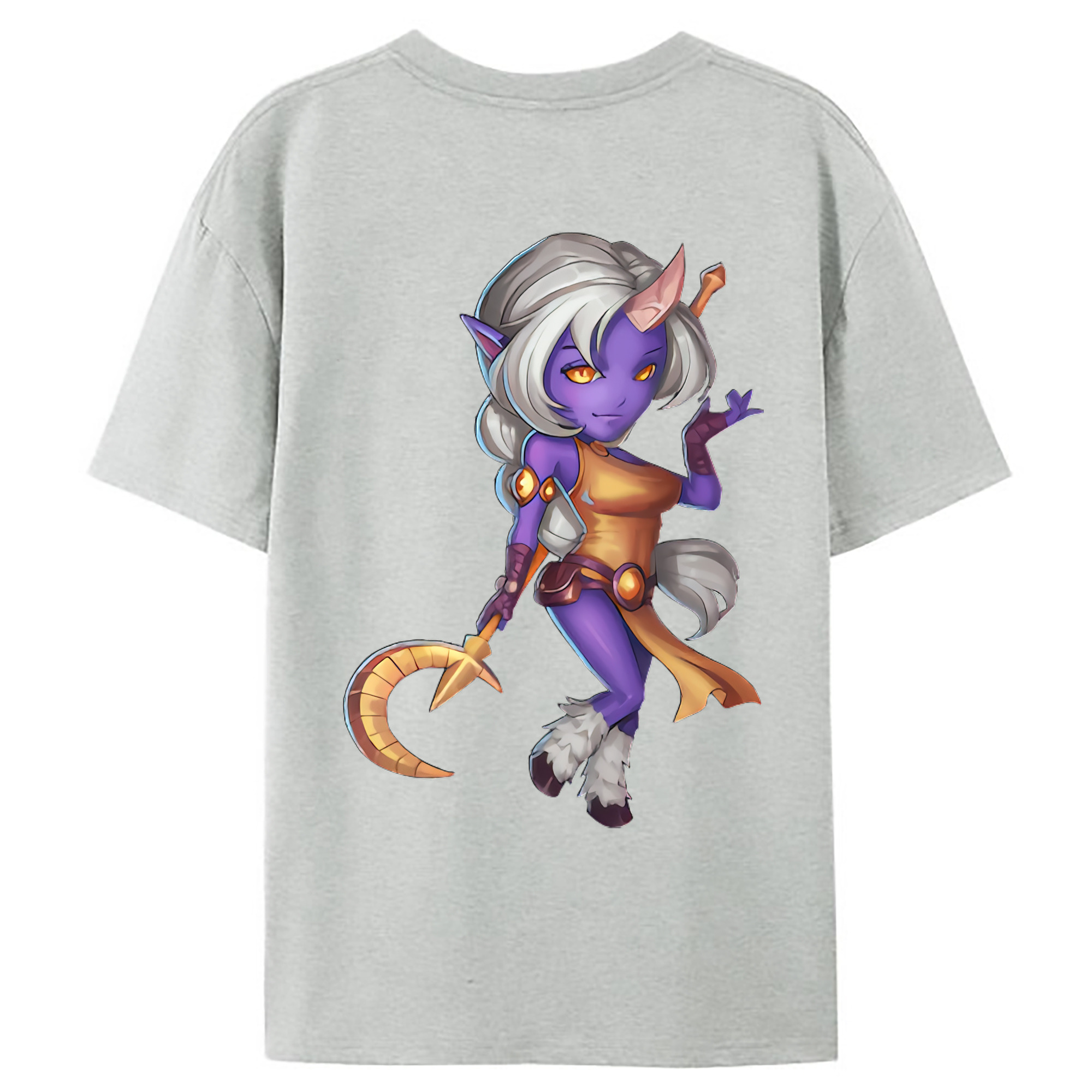 （画像用） リーグ・オブ・レジェンド League of Legends LOL レディース半袖Tシャツ(バックプリント)
