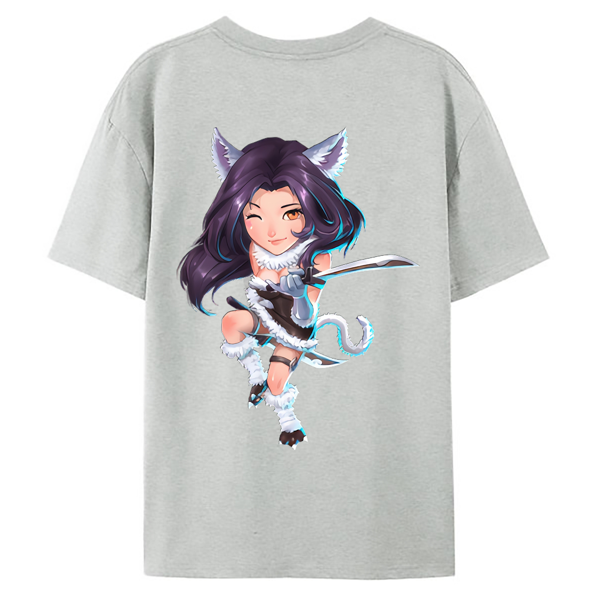 （画像用） リーグ・オブ・レジェンド League of Legends LOL レディース半袖Tシャツ(バックプリント)
