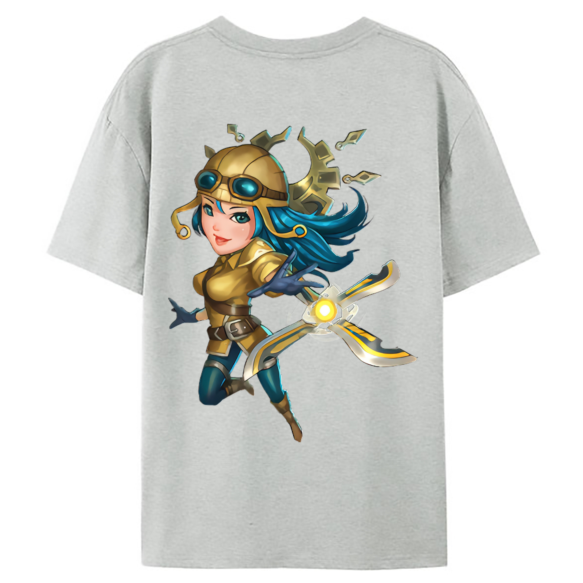 （画像用） リーグ・オブ・レジェンド League of Legends LOL レディース半袖Tシャツ(バックプリント)