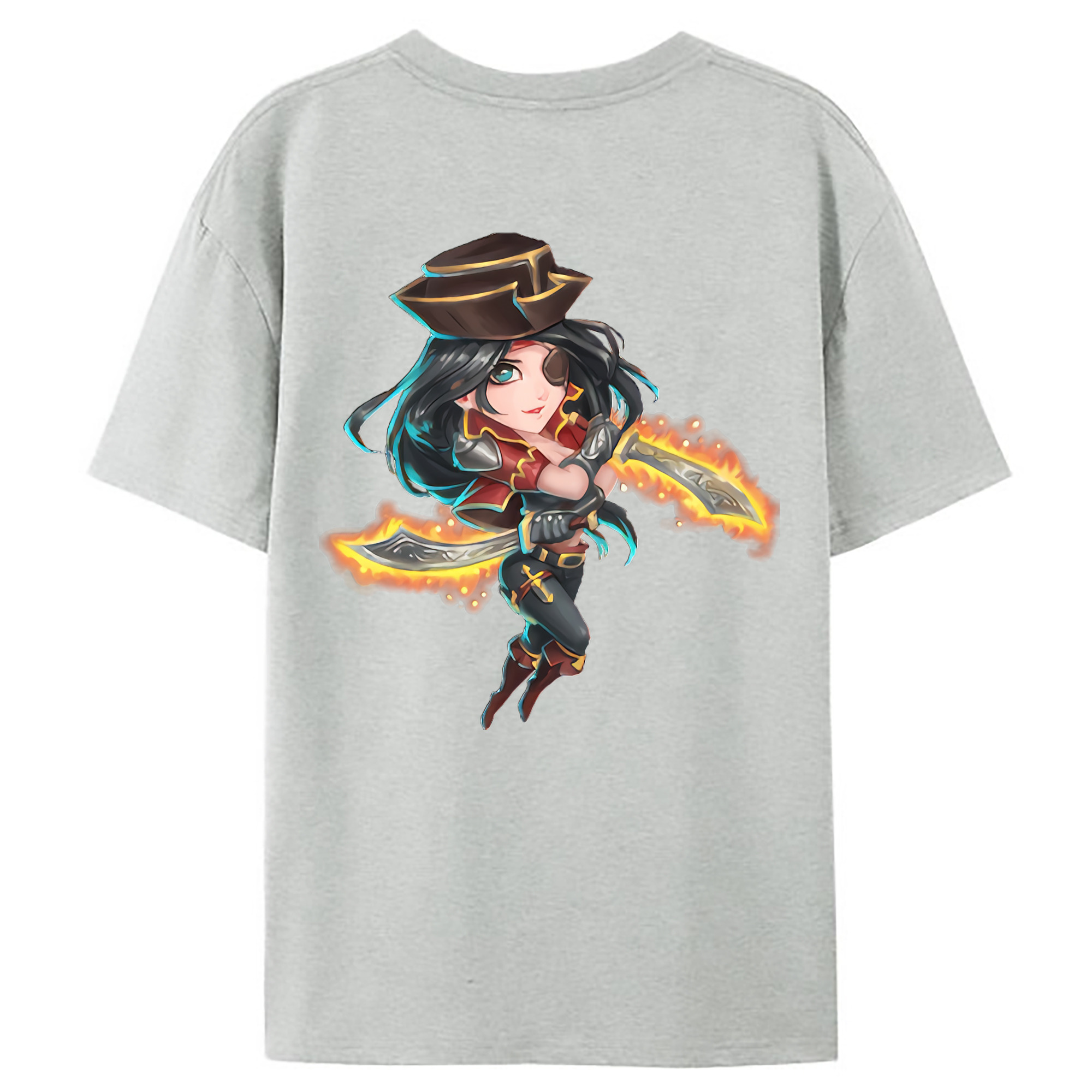 （画像用） リーグ・オブ・レジェンド League of Legends LOL レディース半袖Tシャツ(バックプリント)