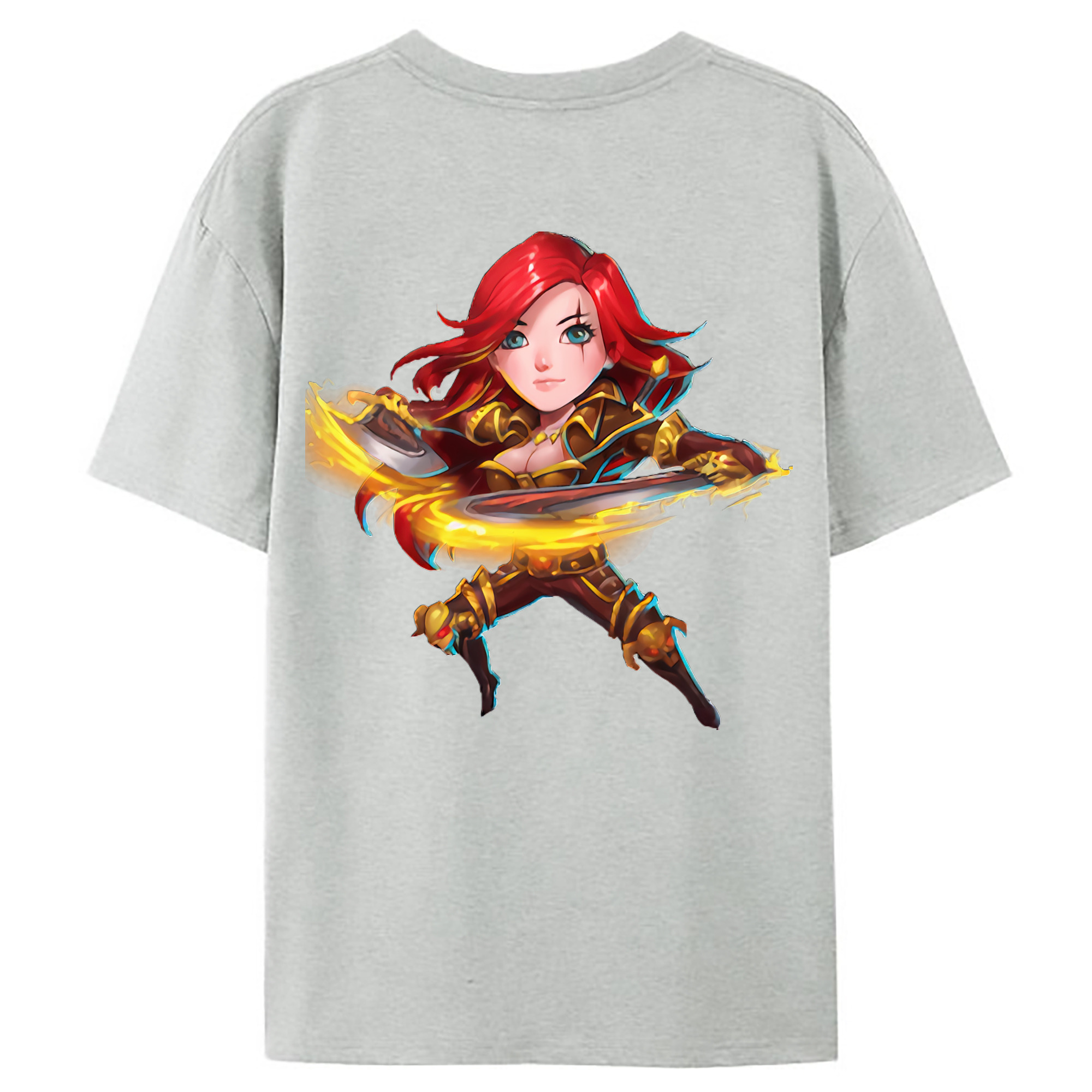 （画像用） リーグ・オブ・レジェンド League of Legends LOL レディース半袖Tシャツ(バックプリント)