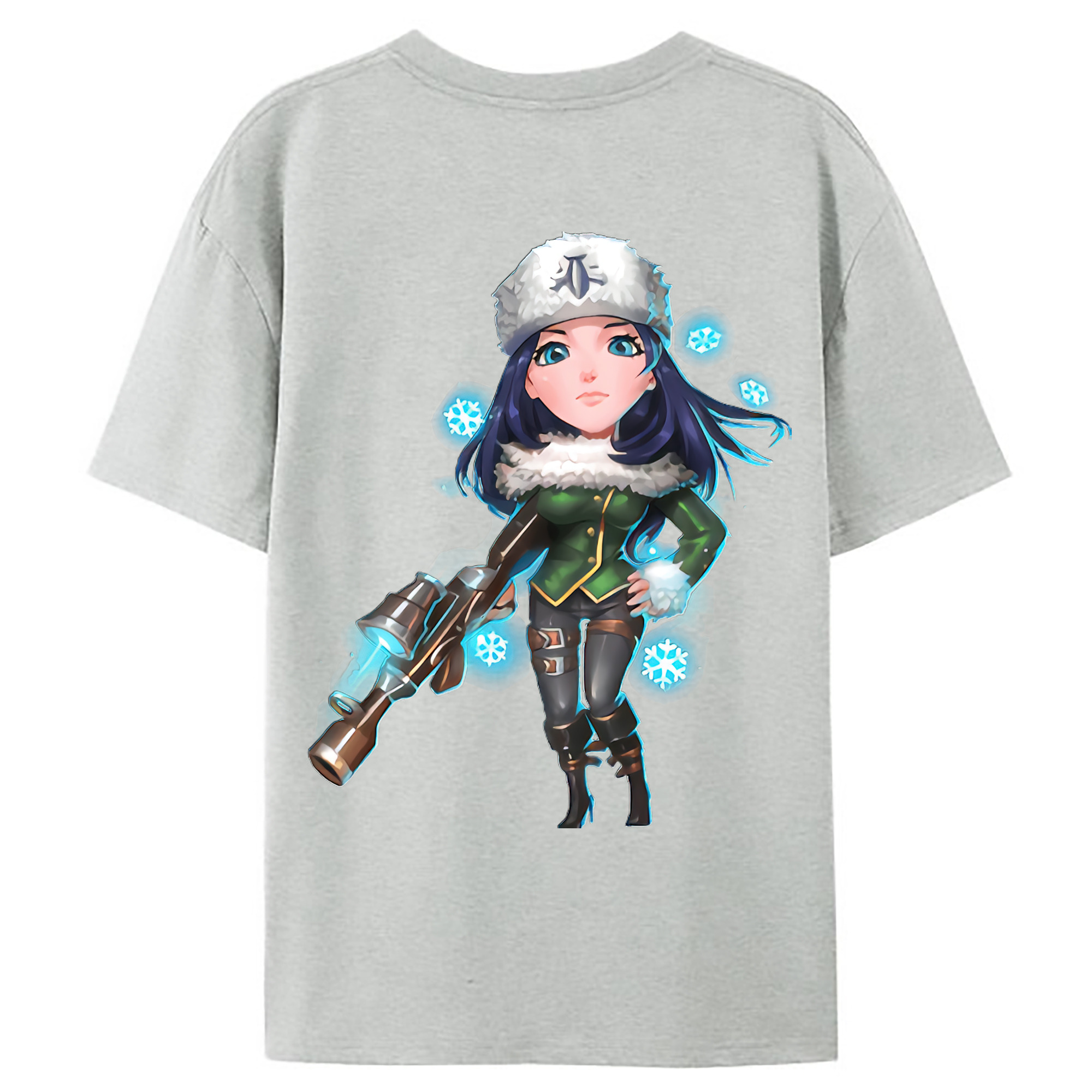 （画像用） リーグ・オブ・レジェンド League of Legends LOL レディース半袖Tシャツ(バックプリント)