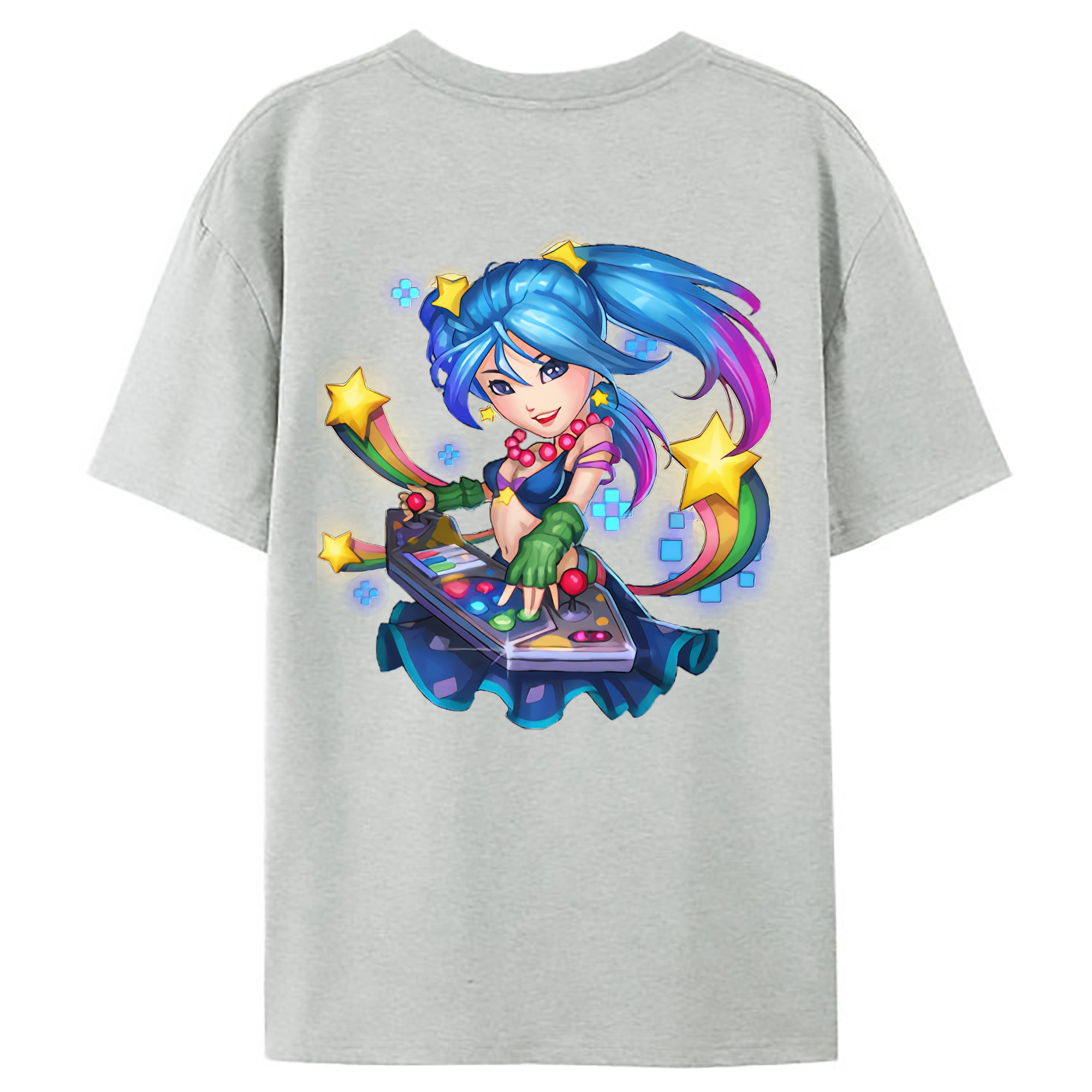 （画像用） リーグ・オブ・レジェンド League of Legends LOL レディース半袖Tシャツ(バックプリント)