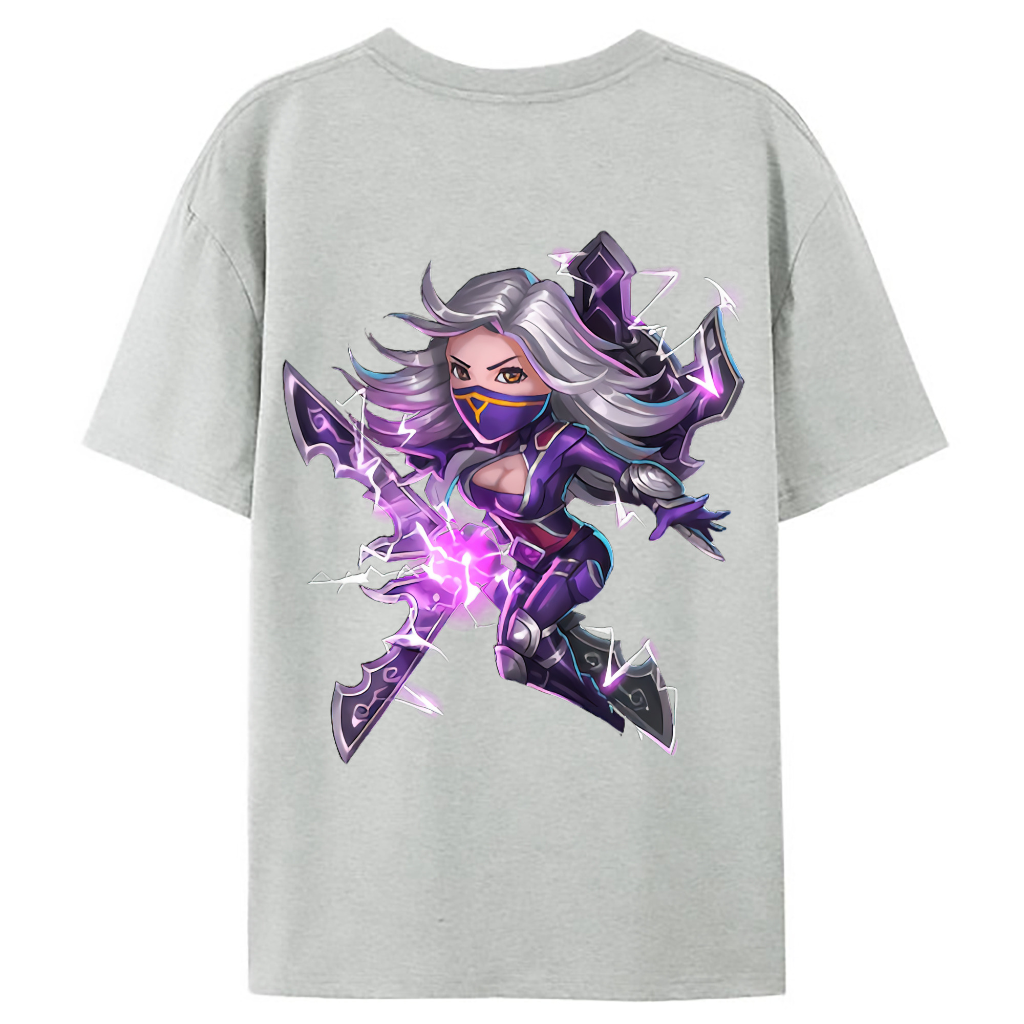 （画像用） リーグ・オブ・レジェンド League of Legends LOL レディース半袖Tシャツ(バックプリント)