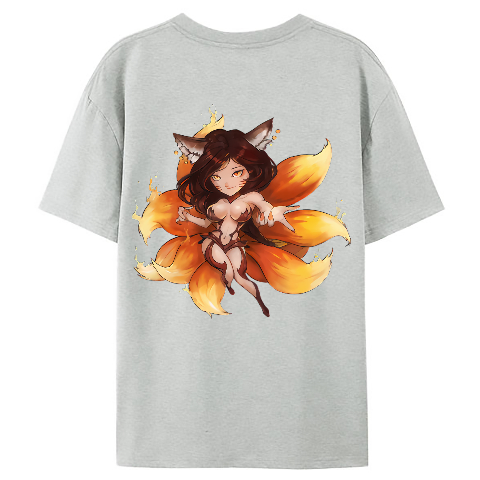 （画像用） リーグ・オブ・レジェンド League of Legends LOL レディース半袖Tシャツ(バックプリント)