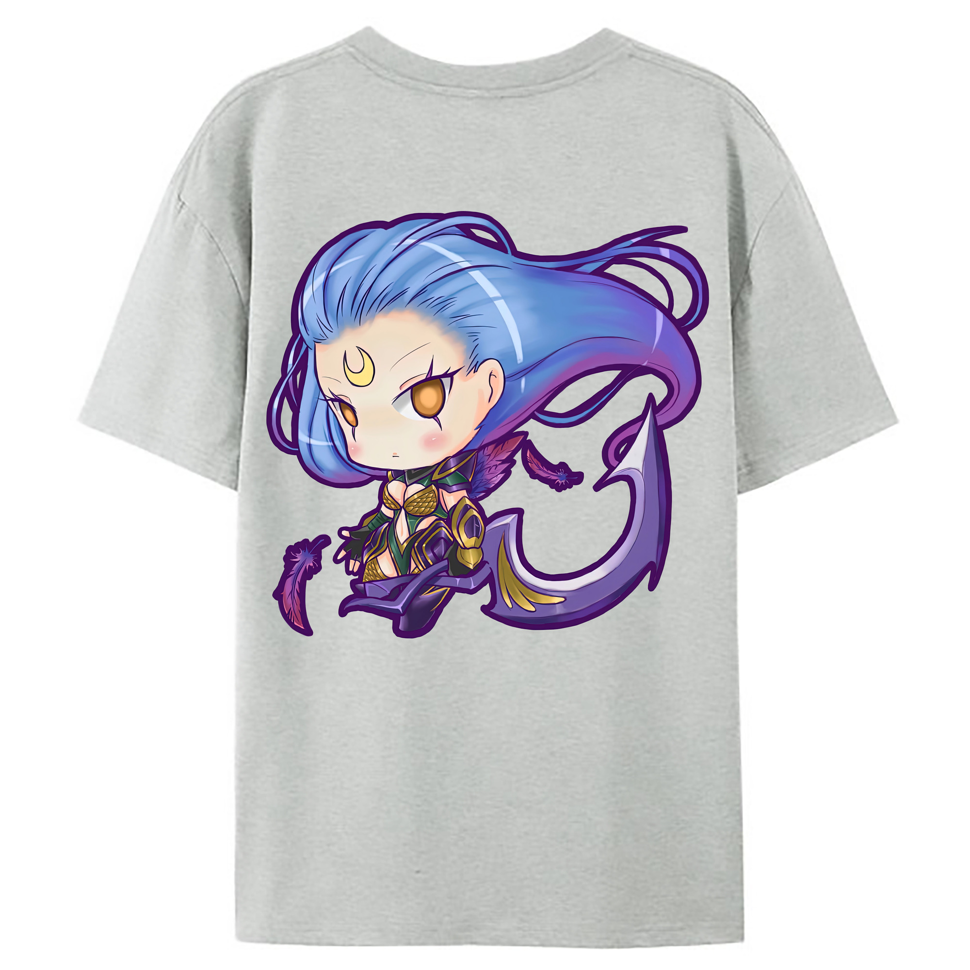 （画像用） リーグ・オブ・レジェンド League of Legends LOL レディース半袖Tシャツ(バックプリント)