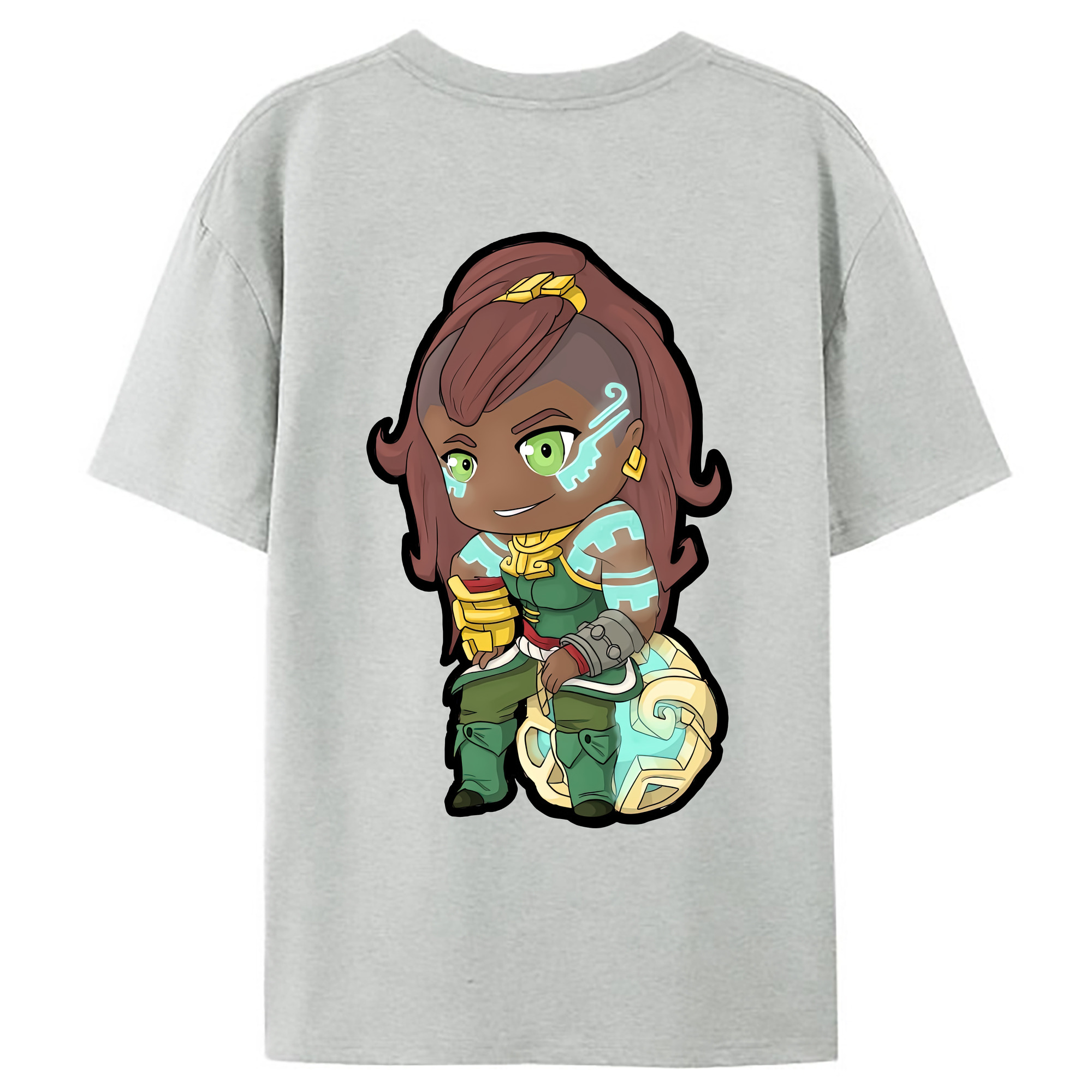 （画像用） リーグ・オブ・レジェンド League of Legends LOL レディース半袖Tシャツ(バックプリント)