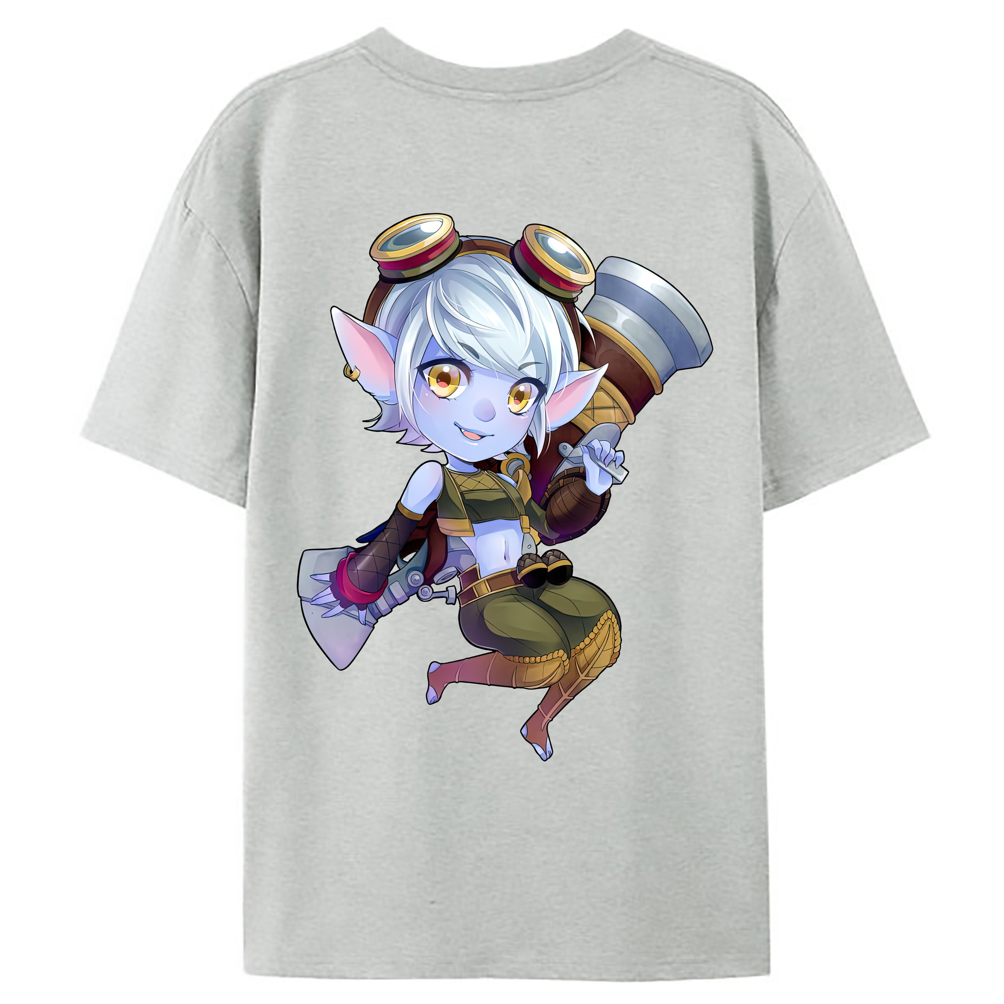 （画像用） リーグ・オブ・レジェンド League of Legends LOL レディース半袖Tシャツ(バックプリント)