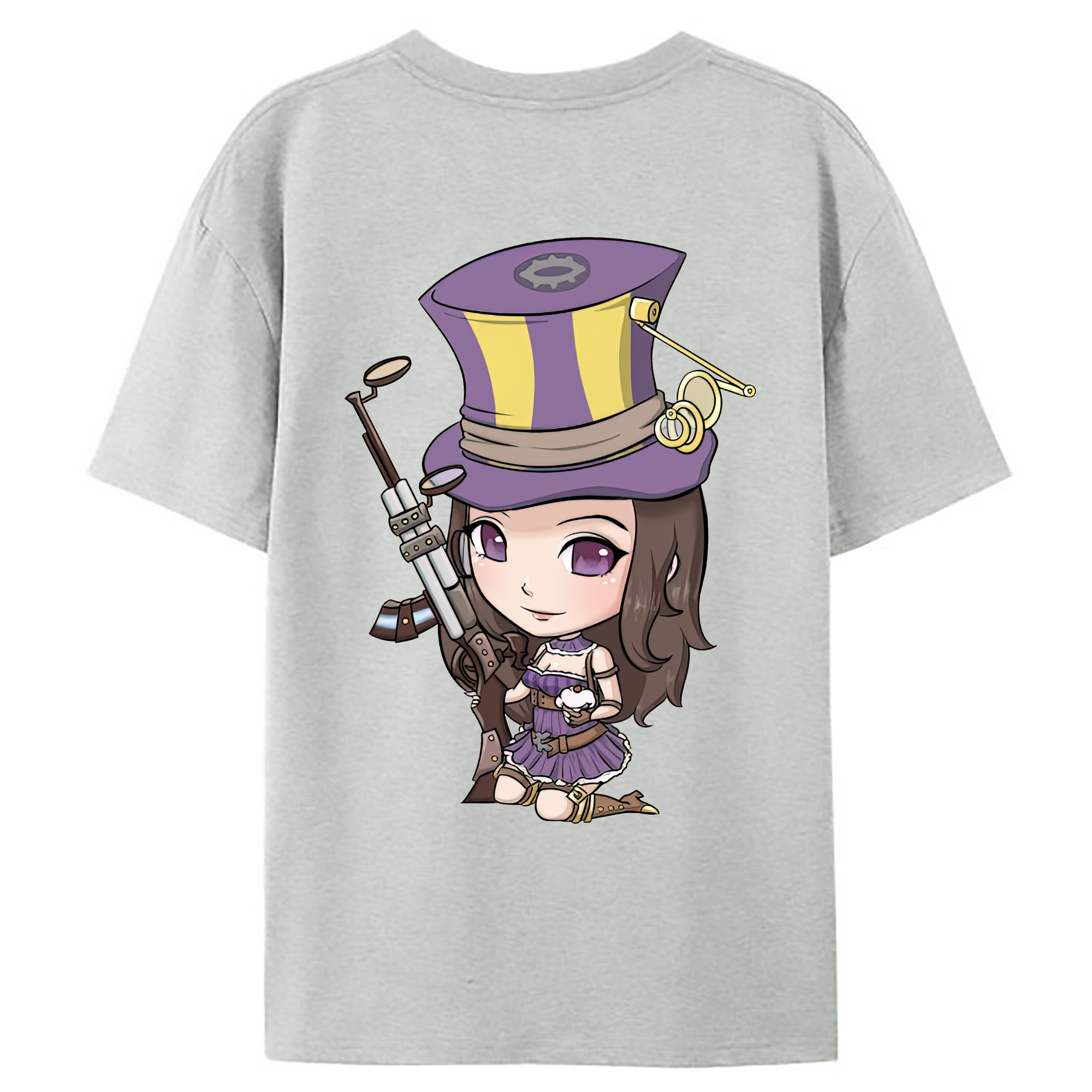 （画像用） リーグ・オブ・レジェンド League of Legends LOL レディース半袖Tシャツ(バックプリント)