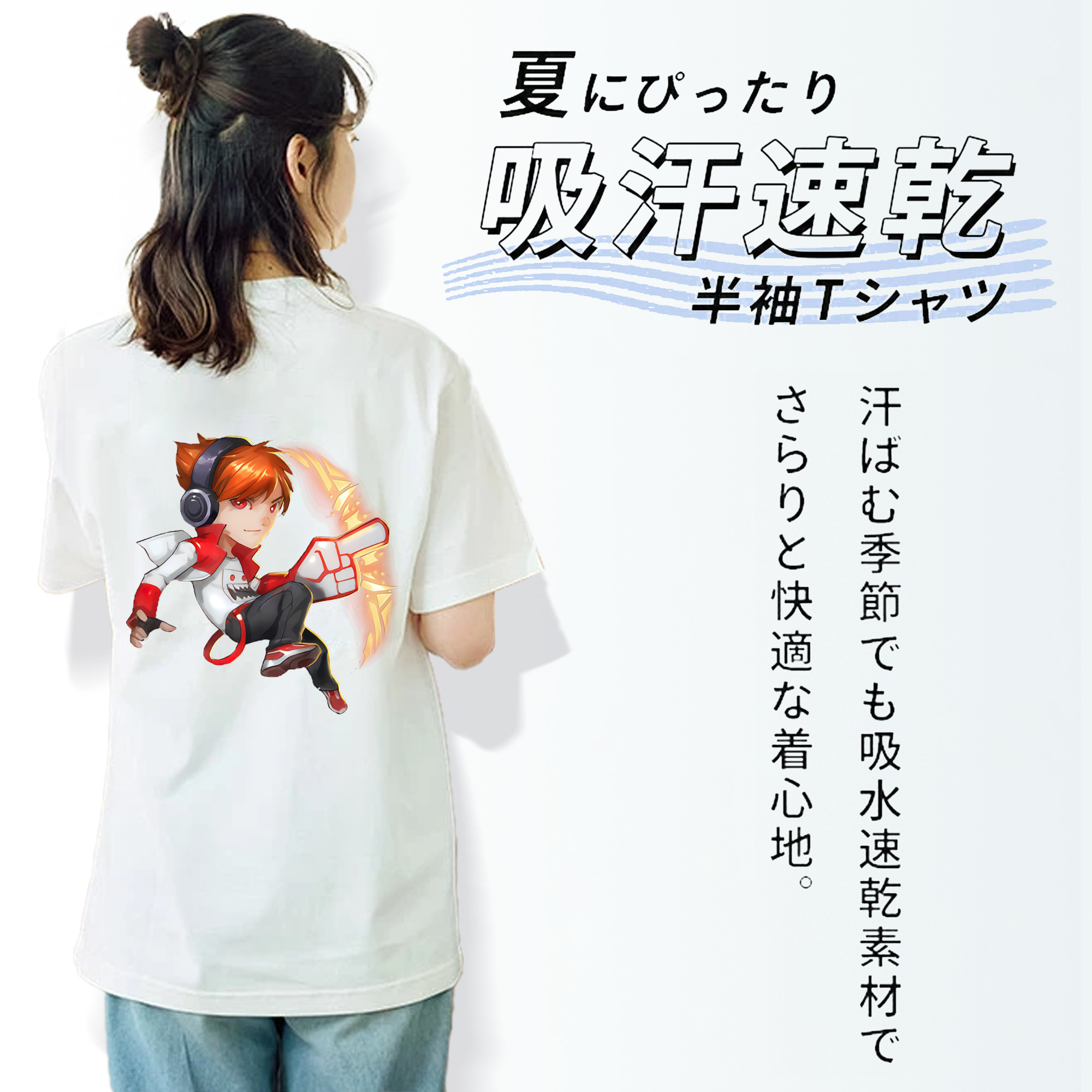 リーグ・オブ・レジェンド League of Legends LOL レディース半袖Tシャツ(バックプリント)