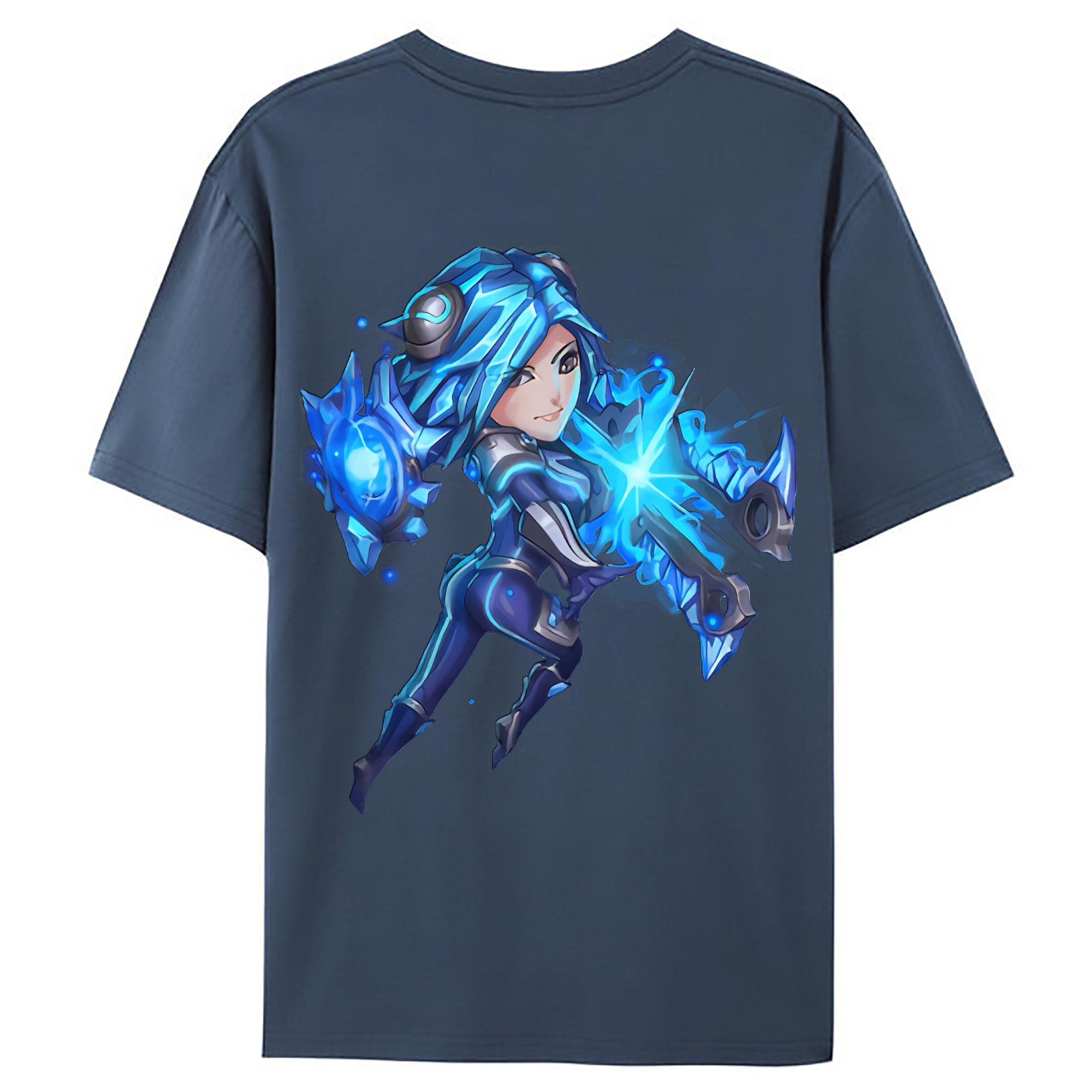 （画像用） リーグ・オブ・レジェンド League of Legends LOL レディース半袖Tシャツ(バックプリント)
