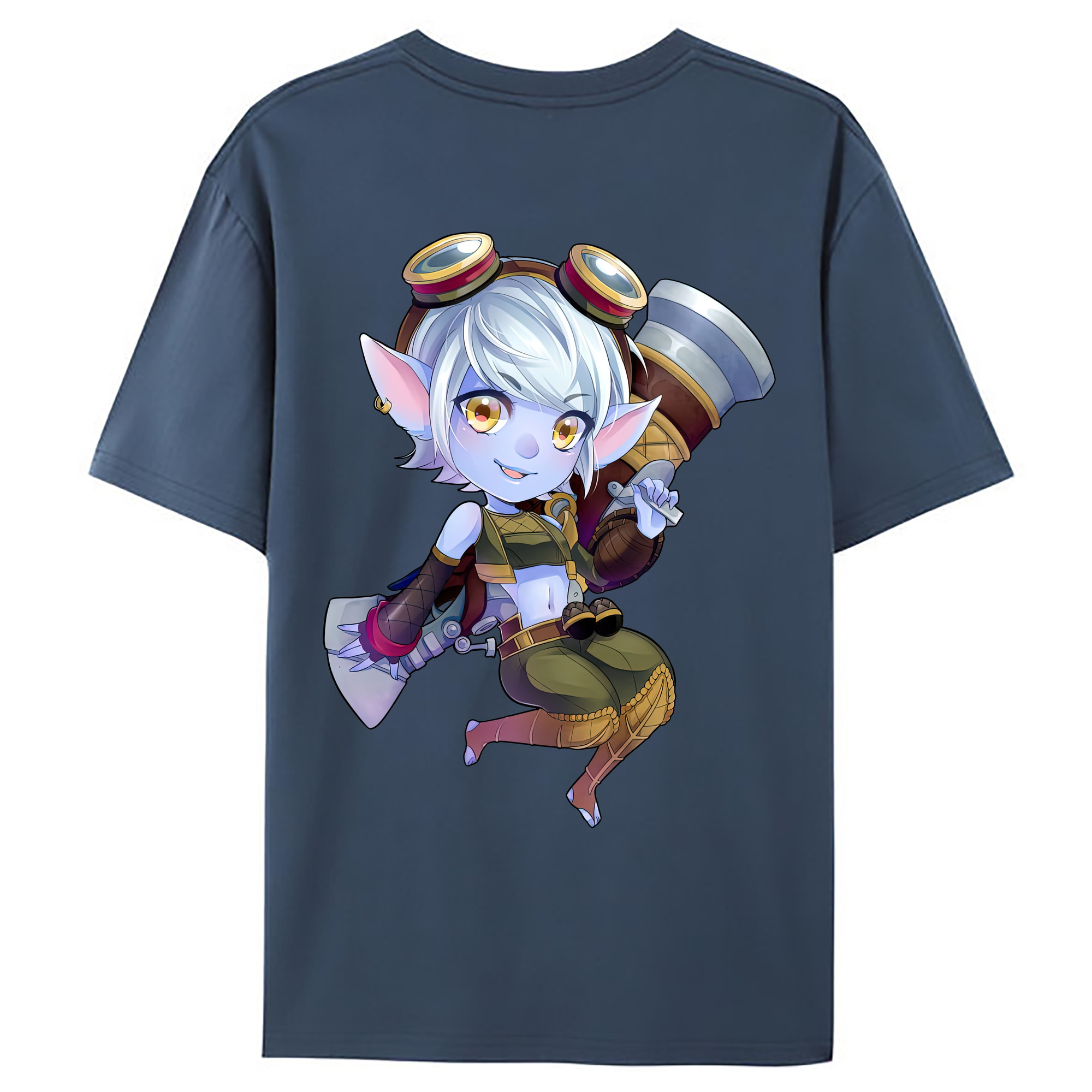 （画像用） リーグ・オブ・レジェンド League of Legends LOL レディース半袖Tシャツ(バックプリント)