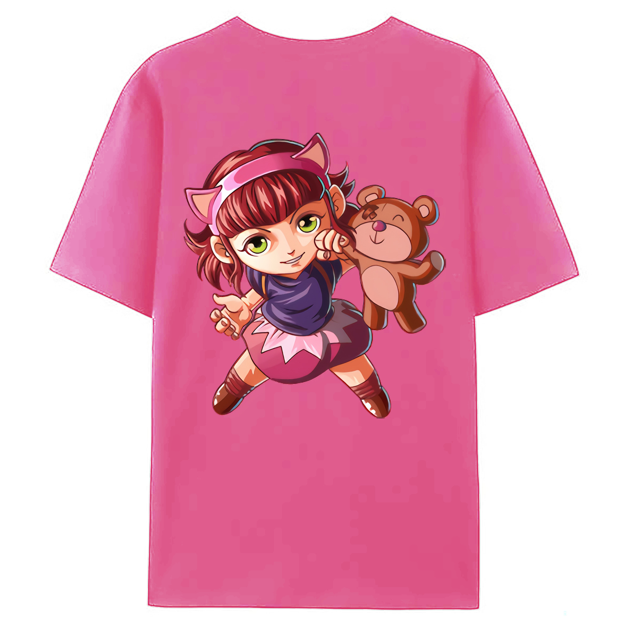 （画像用） リーグ・オブ・レジェンド League of Legends LOL レディース半袖Tシャツ(バックプリント)