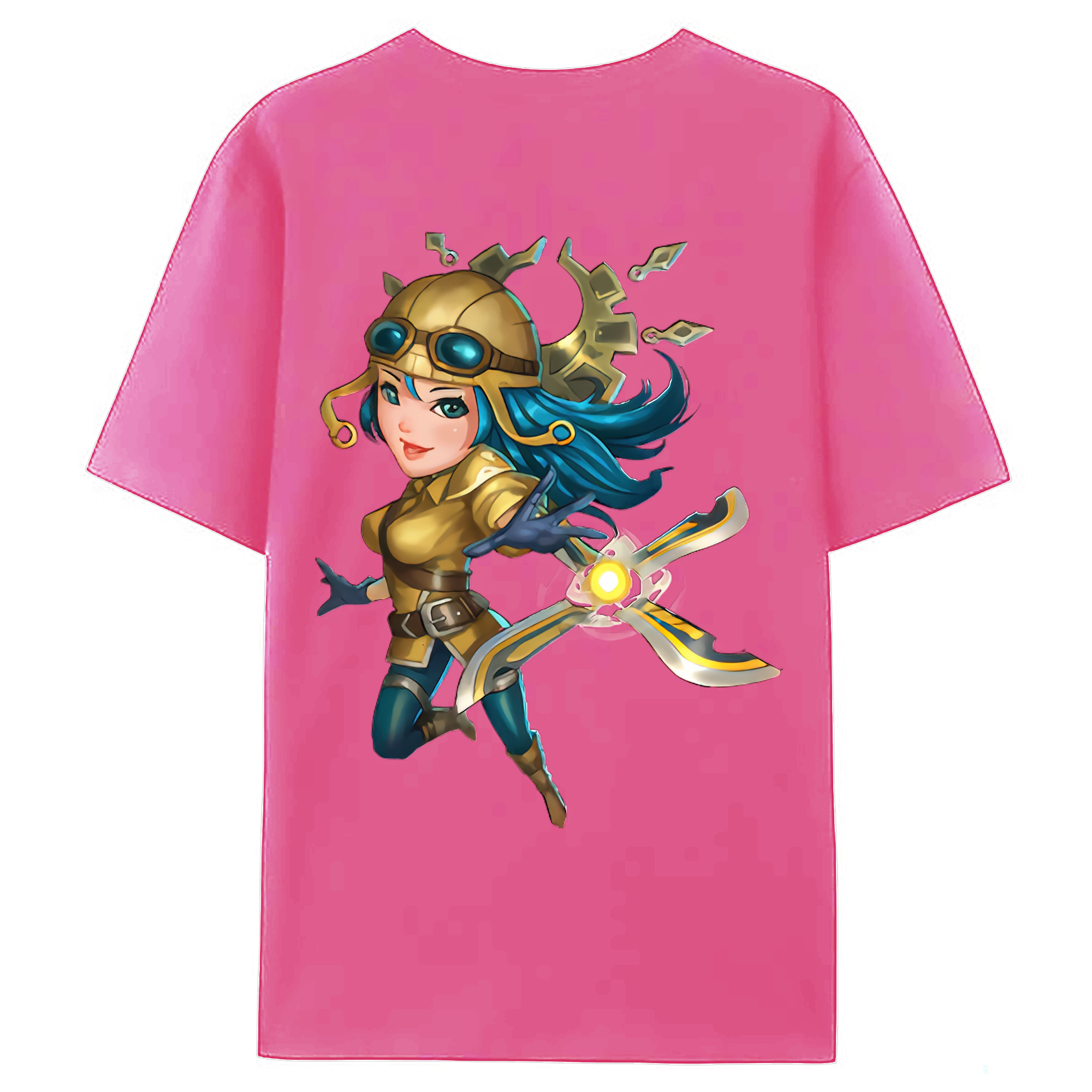 （画像用） リーグ・オブ・レジェンド League of Legends LOL レディース半袖Tシャツ(バックプリント)