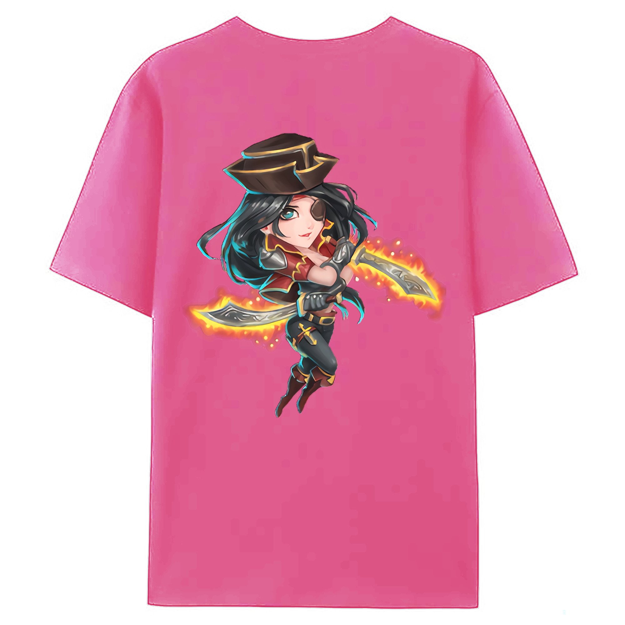 （画像用） リーグ・オブ・レジェンド League of Legends LOL レディース半袖Tシャツ(バックプリント)