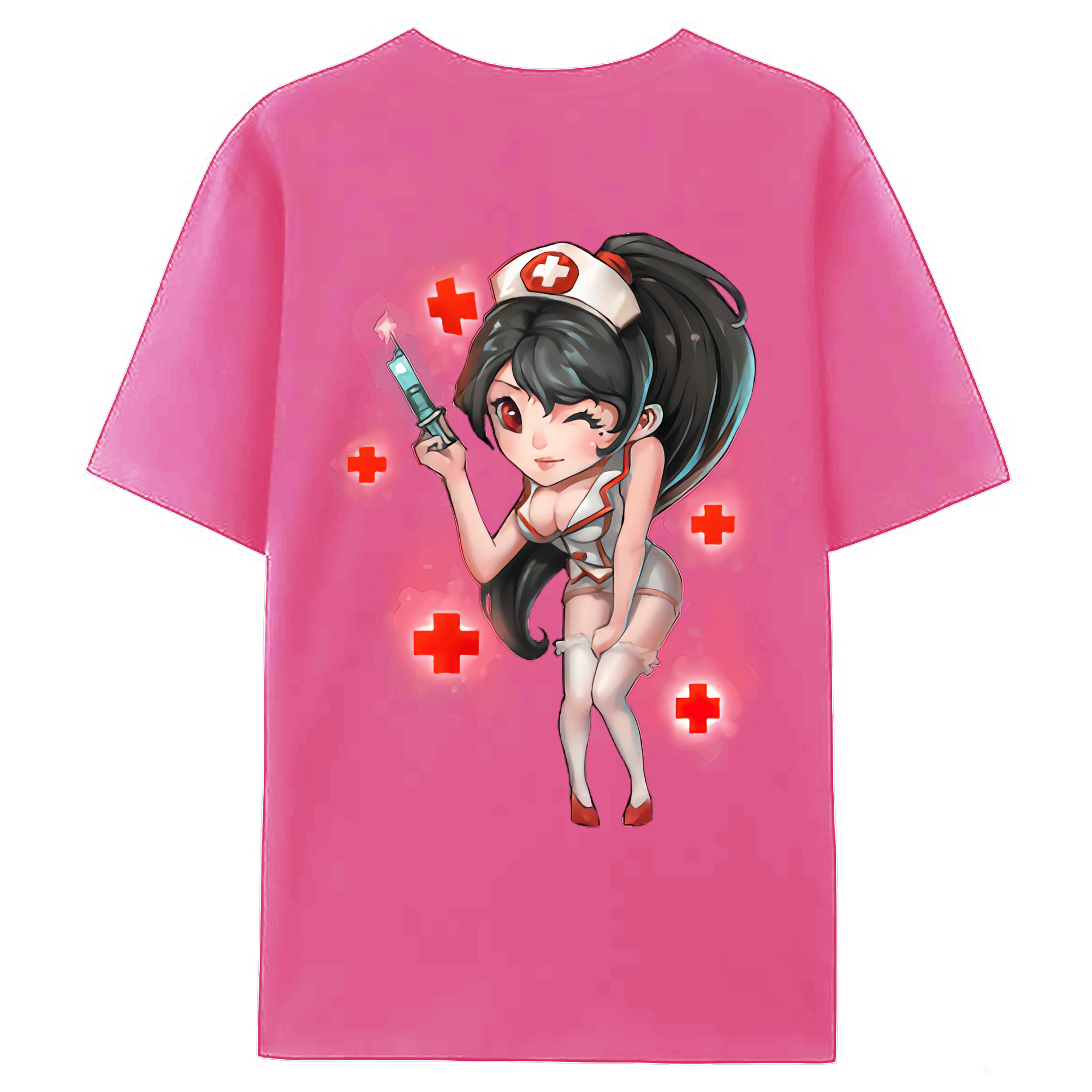 （画像用） リーグ・オブ・レジェンド League of Legends LOL レディース半袖Tシャツ(バックプリント)