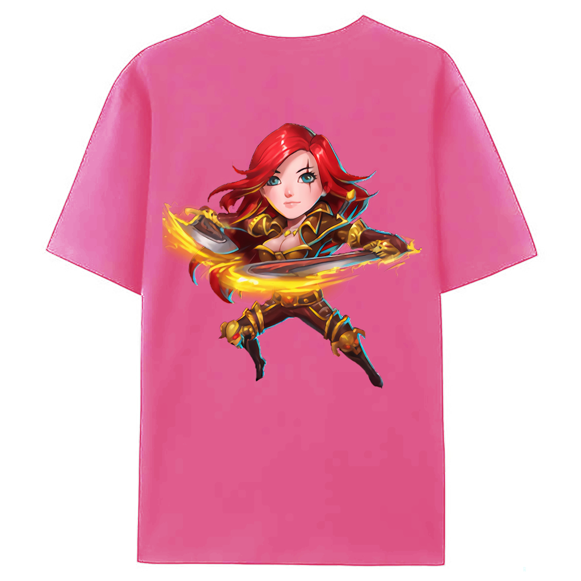 （画像用） リーグ・オブ・レジェンド League of Legends LOL レディース半袖Tシャツ(バックプリント)