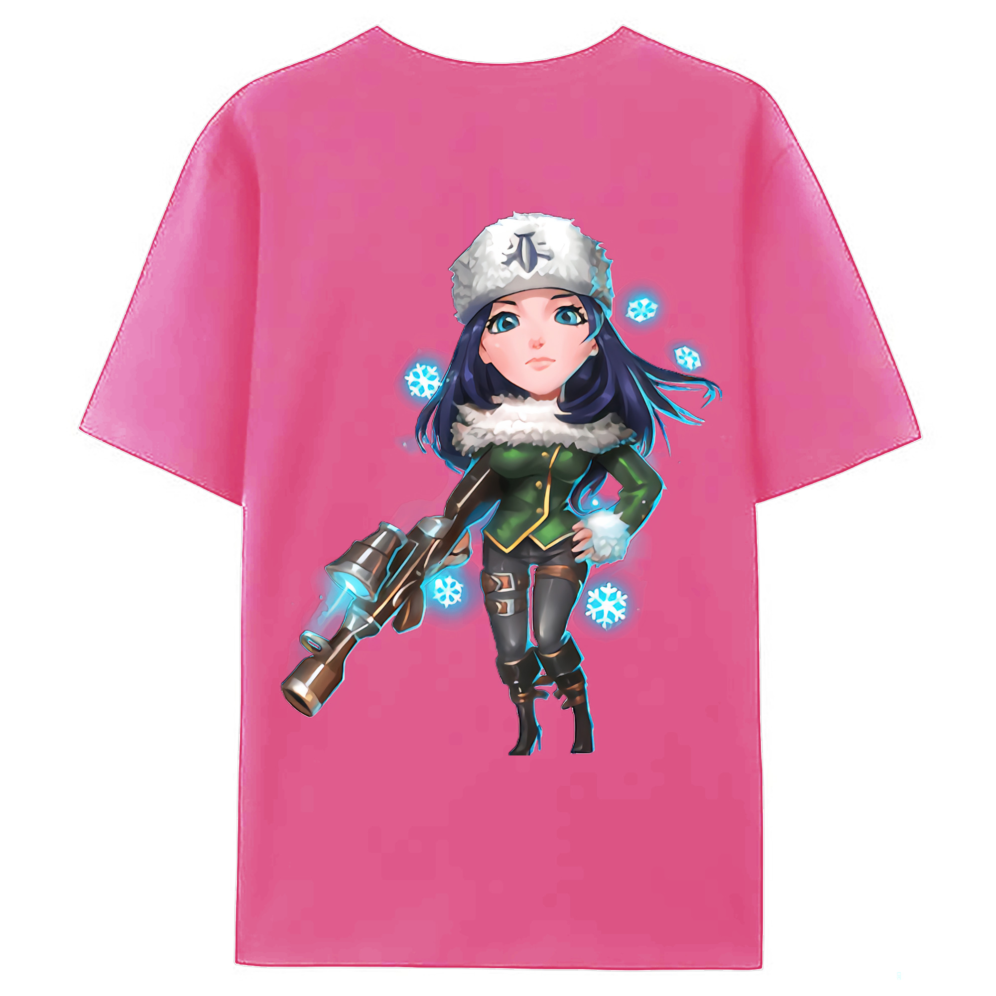 （画像用） リーグ・オブ・レジェンド League of Legends LOL レディース半袖Tシャツ(バックプリント)