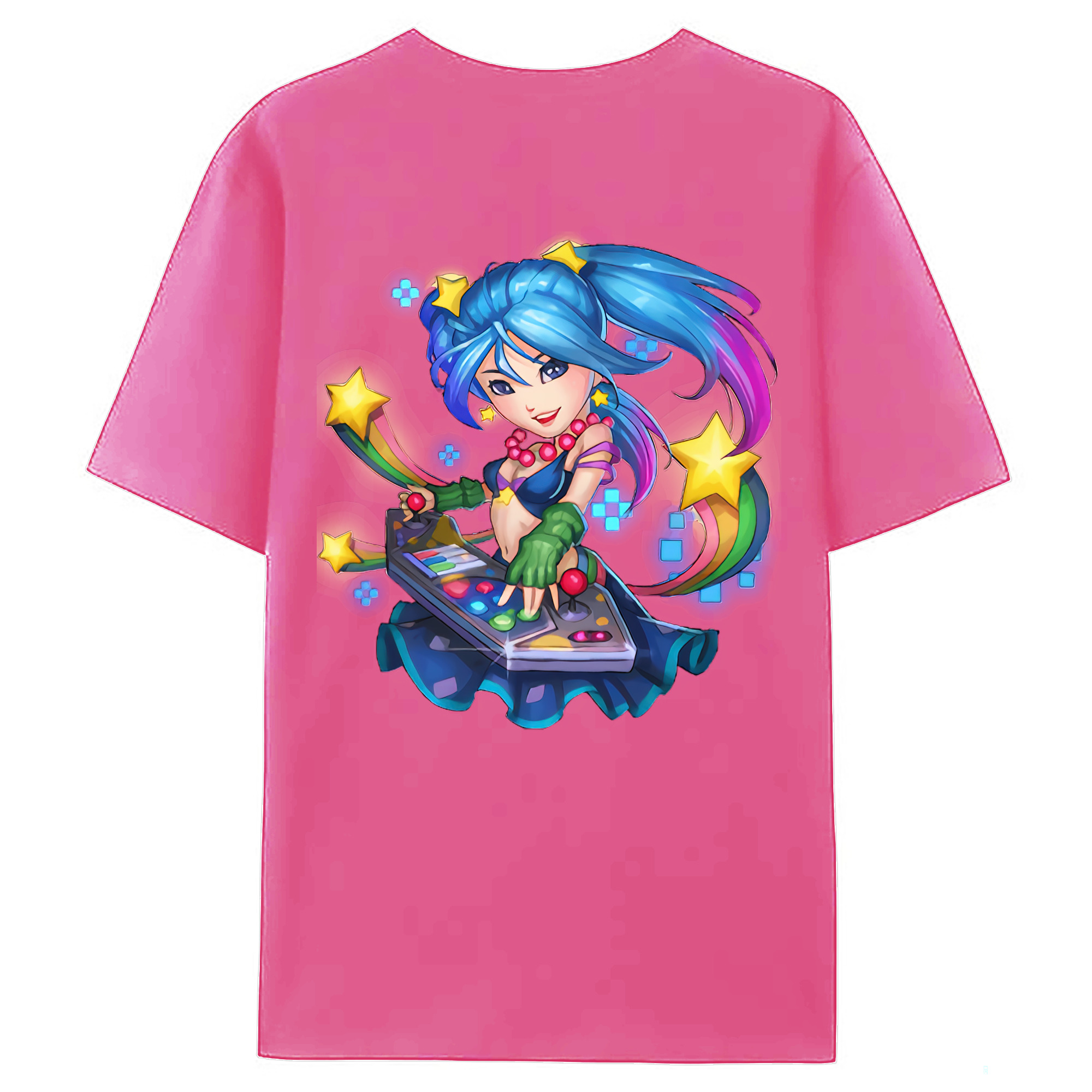 （画像用） リーグ・オブ・レジェンド League of Legends LOL レディース半袖Tシャツ(バックプリント)