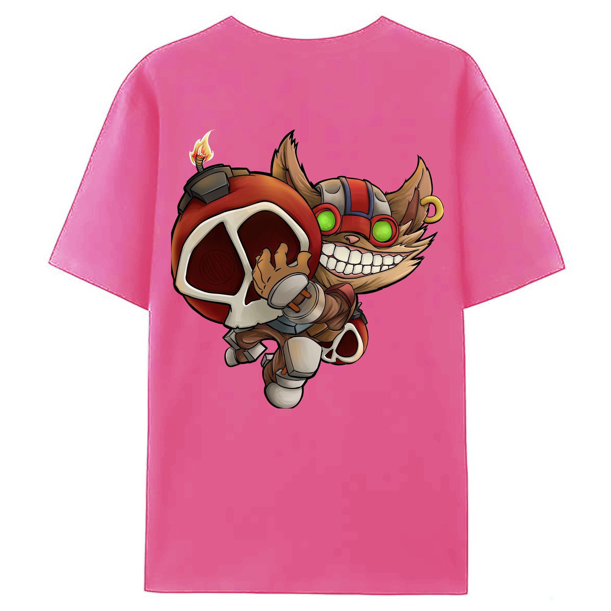 （画像用） リーグ・オブ・レジェンド League of Legends LOL レディース半袖Tシャツ(バックプリント)