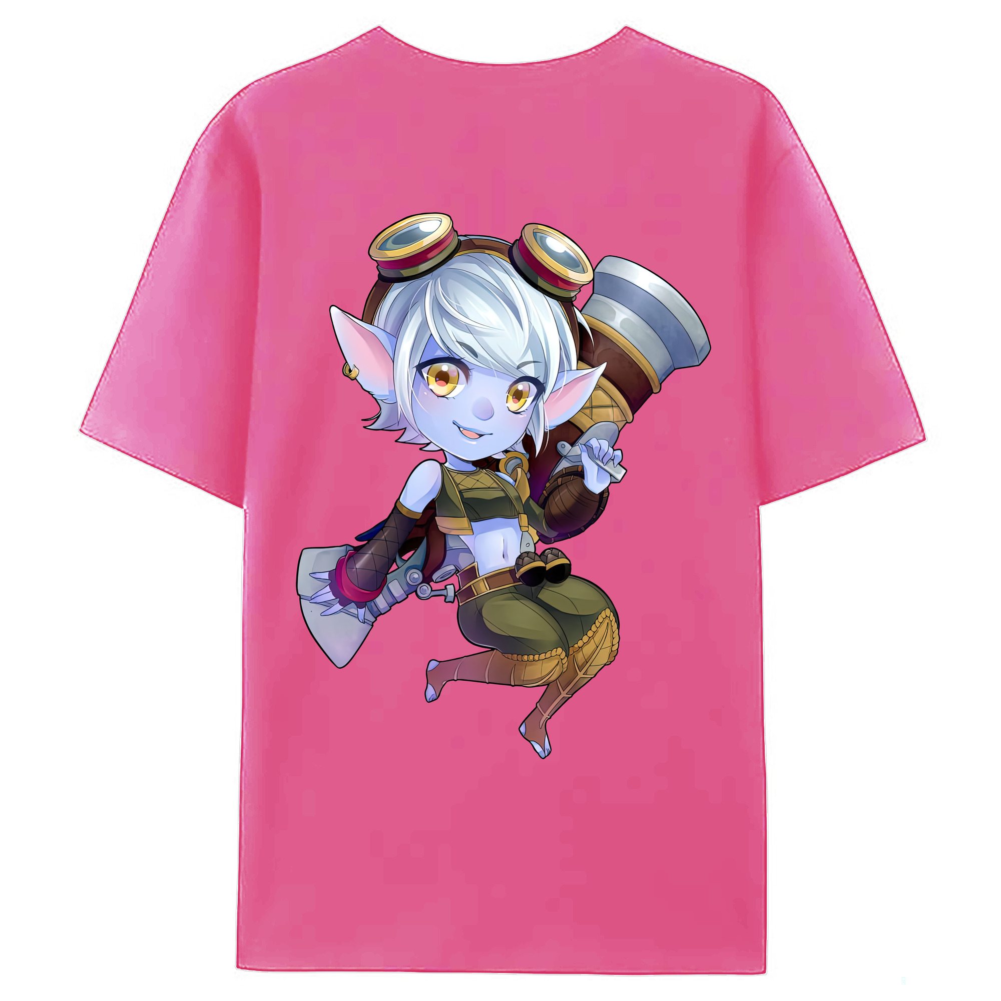 （画像用） リーグ・オブ・レジェンド League of Legends LOL レディース半袖Tシャツ(バックプリント)