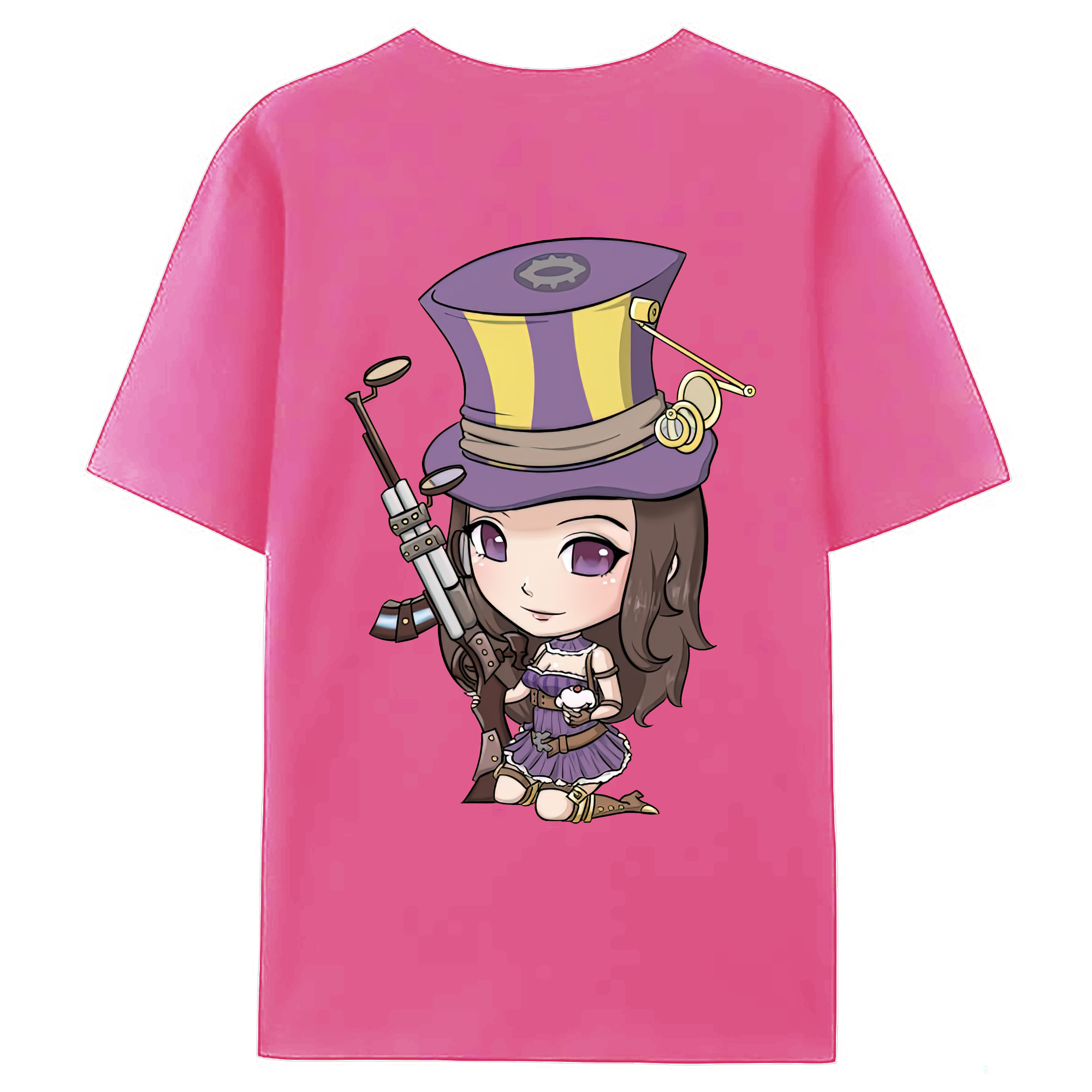（画像用） リーグ・オブ・レジェンド League of Legends LOL レディース半袖Tシャツ(バックプリント)