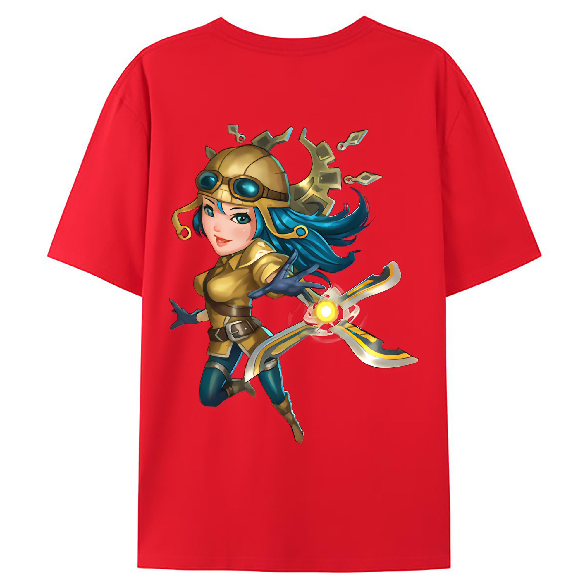 （画像用） リーグ・オブ・レジェンド League of Legends LOL レディース半袖Tシャツ(バックプリント)