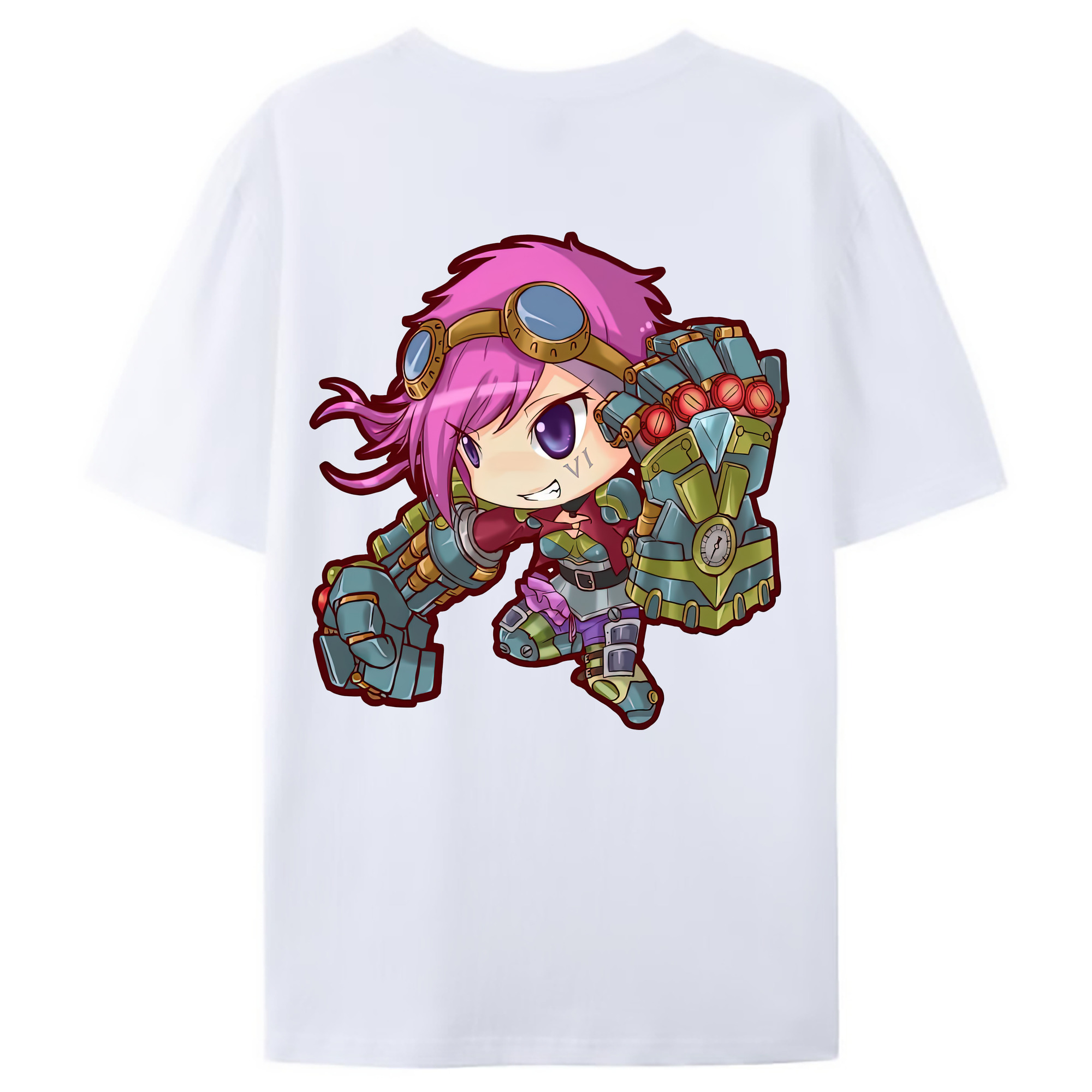 （画像用） リーグ・オブ・レジェンド League of Legends LOL レディース半袖Tシャツ(バックプリント)