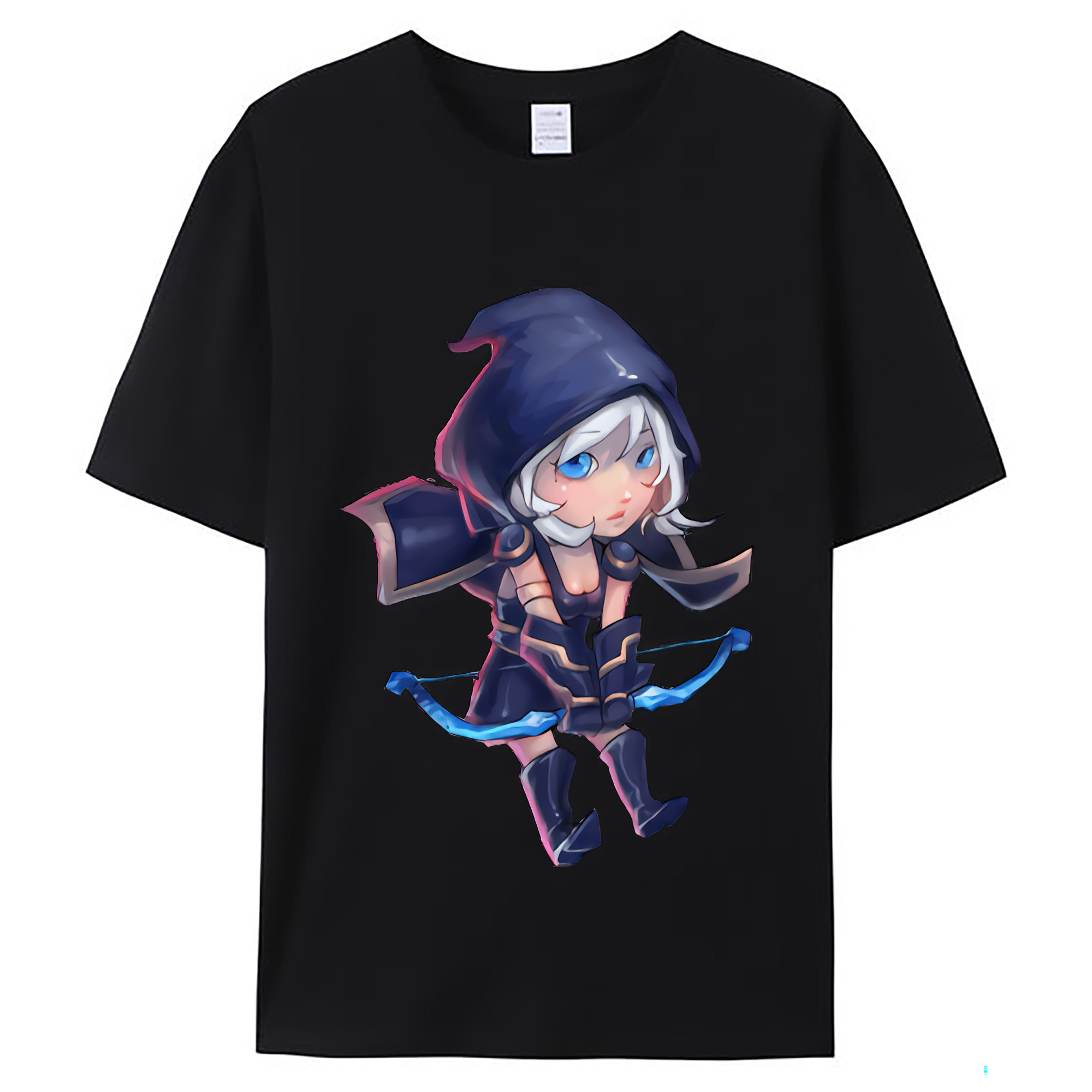 （画像用） リーグ・オブ・レジェンド League of Legends LOL レディースカジュアルプリントTシャツ（綿100％）