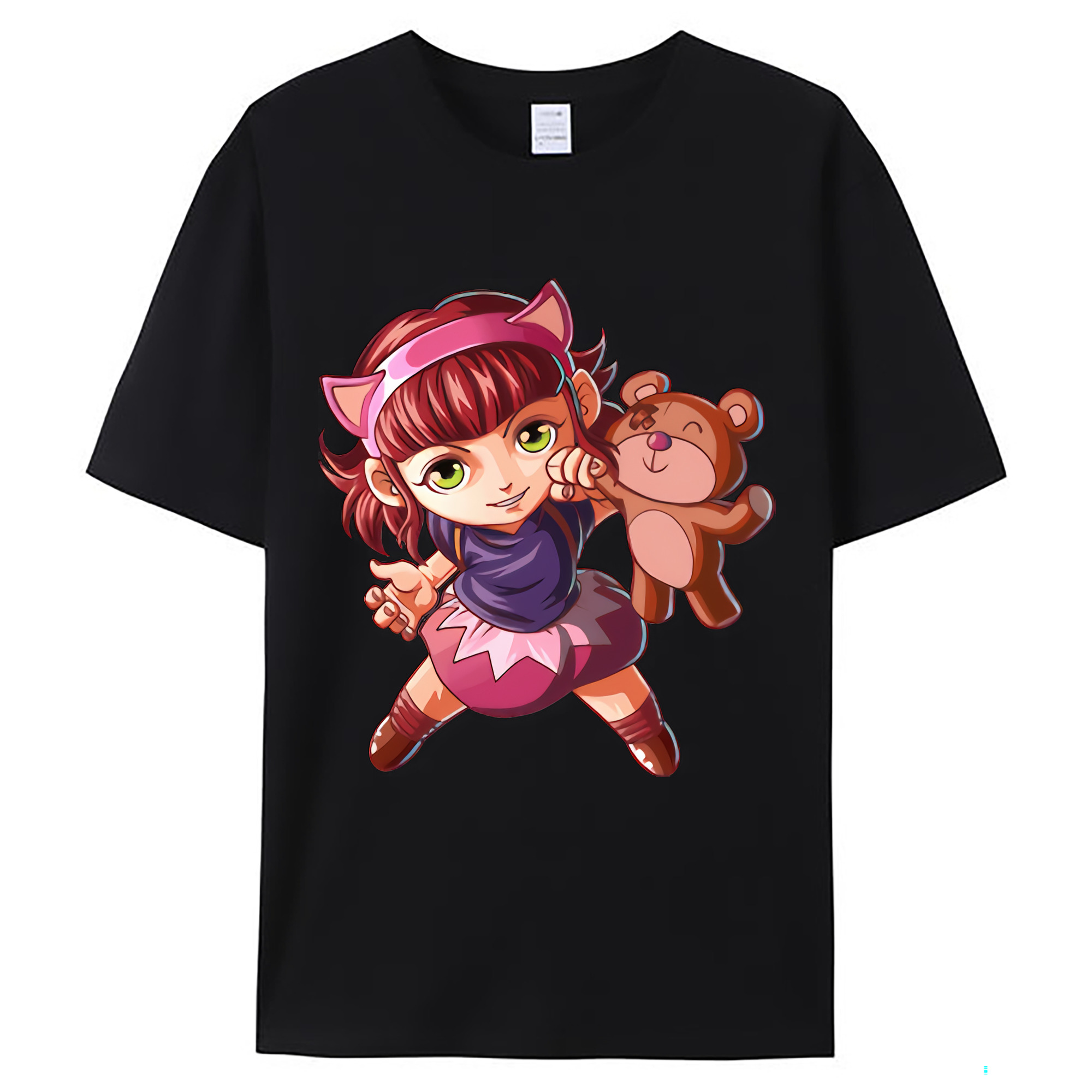 （画像用） リーグ・オブ・レジェンド League of Legends LOL レディースカジュアルプリントTシャツ（綿100％）
