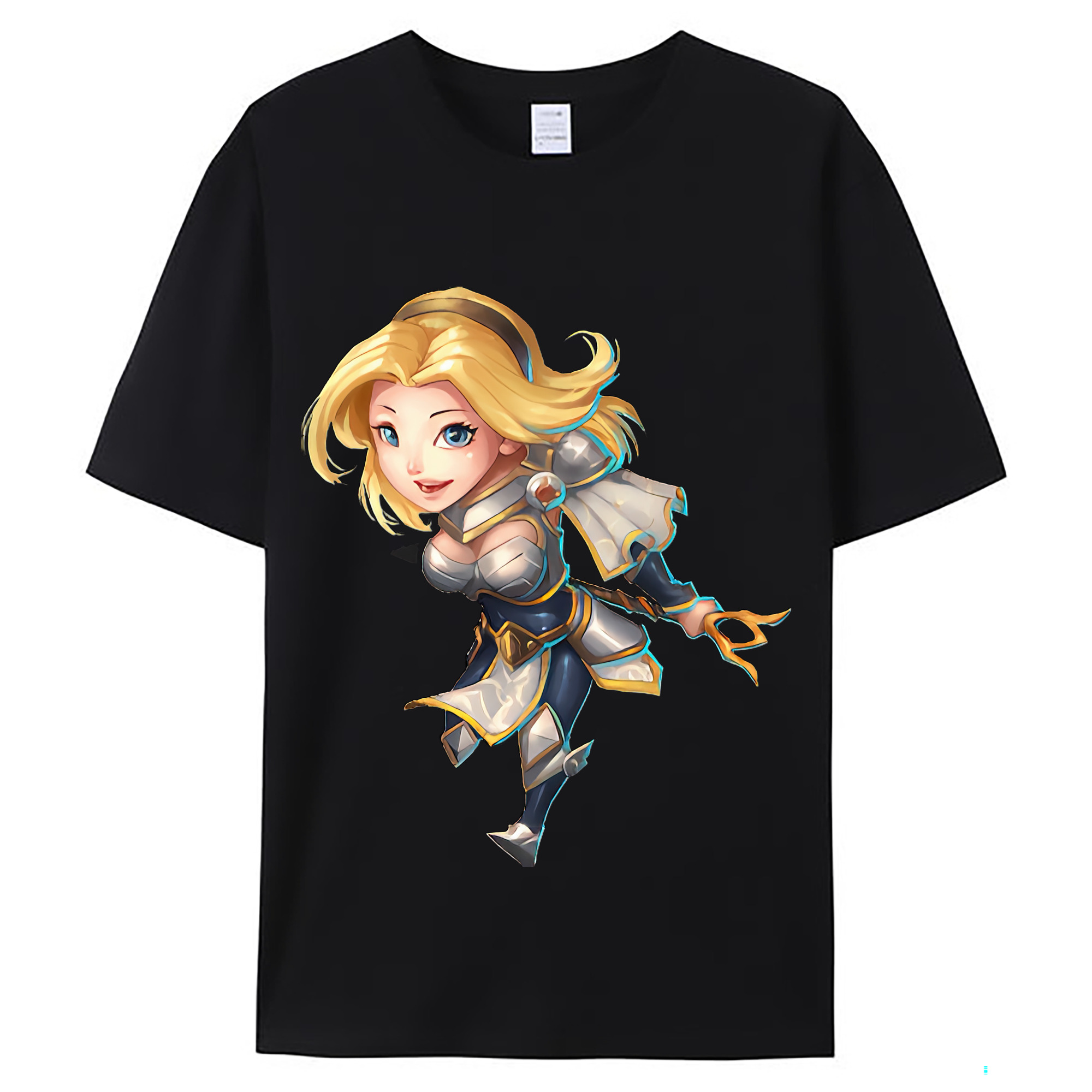（画像用） リーグ・オブ・レジェンド League of Legends LOL レディースカジュアルプリントTシャツ（綿100％）