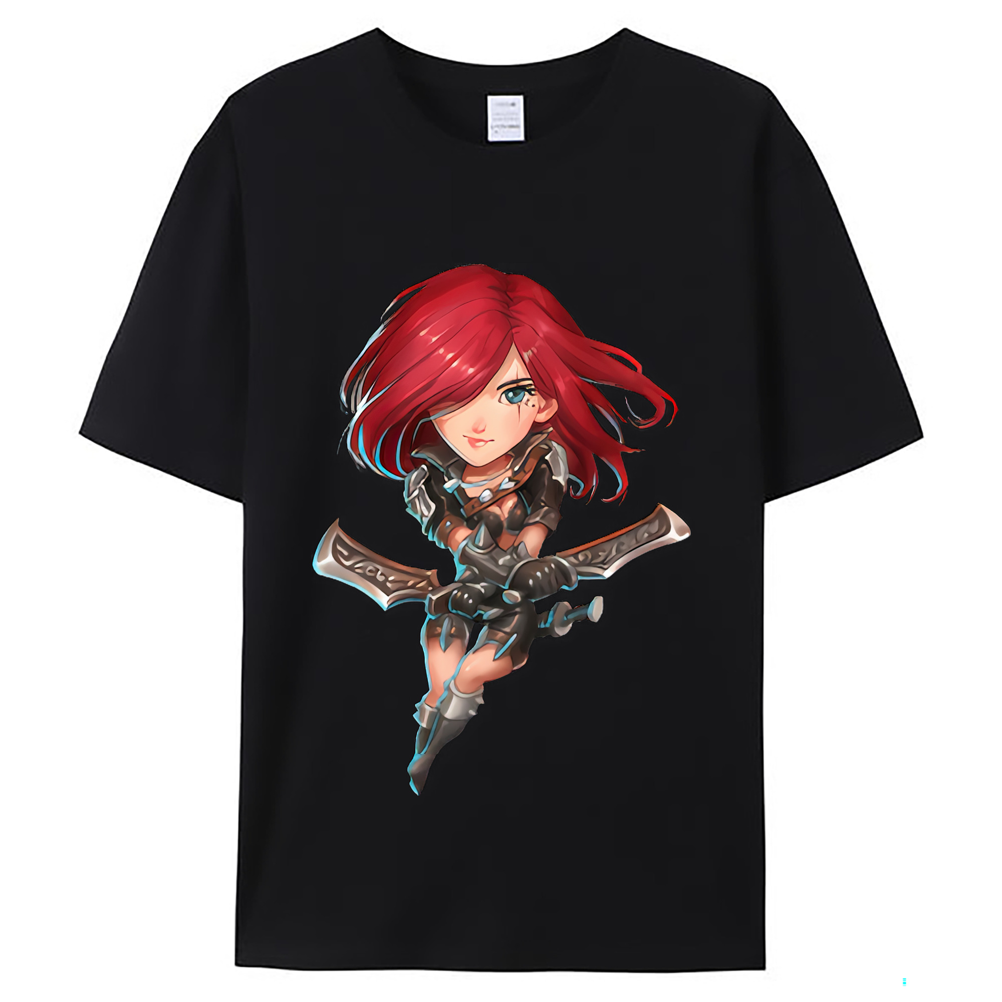 （画像用） リーグ・オブ・レジェンド League of Legends LOL レディースカジュアルプリントTシャツ（綿100％）