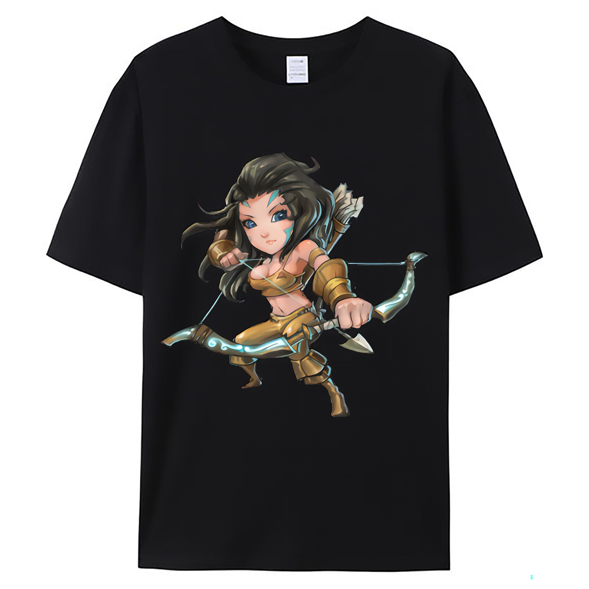（画像用） リーグ・オブ・レジェンド League of Legends LOL レディースカジュアルプリントTシャツ（綿100％）