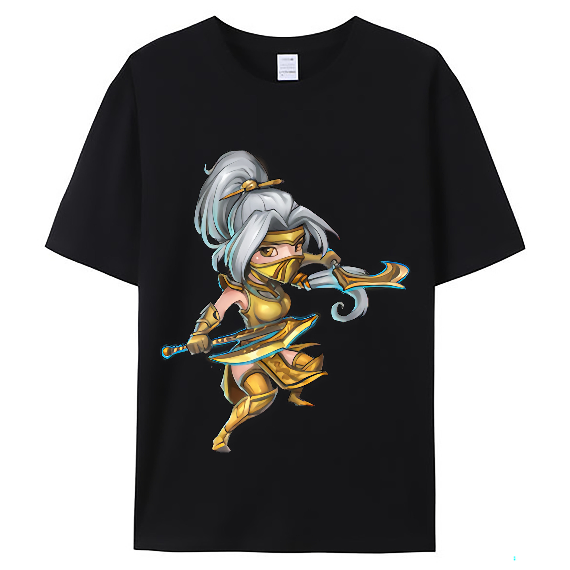 （画像用） リーグ・オブ・レジェンド League of Legends LOL レディースカジュアルプリントTシャツ（綿100％）