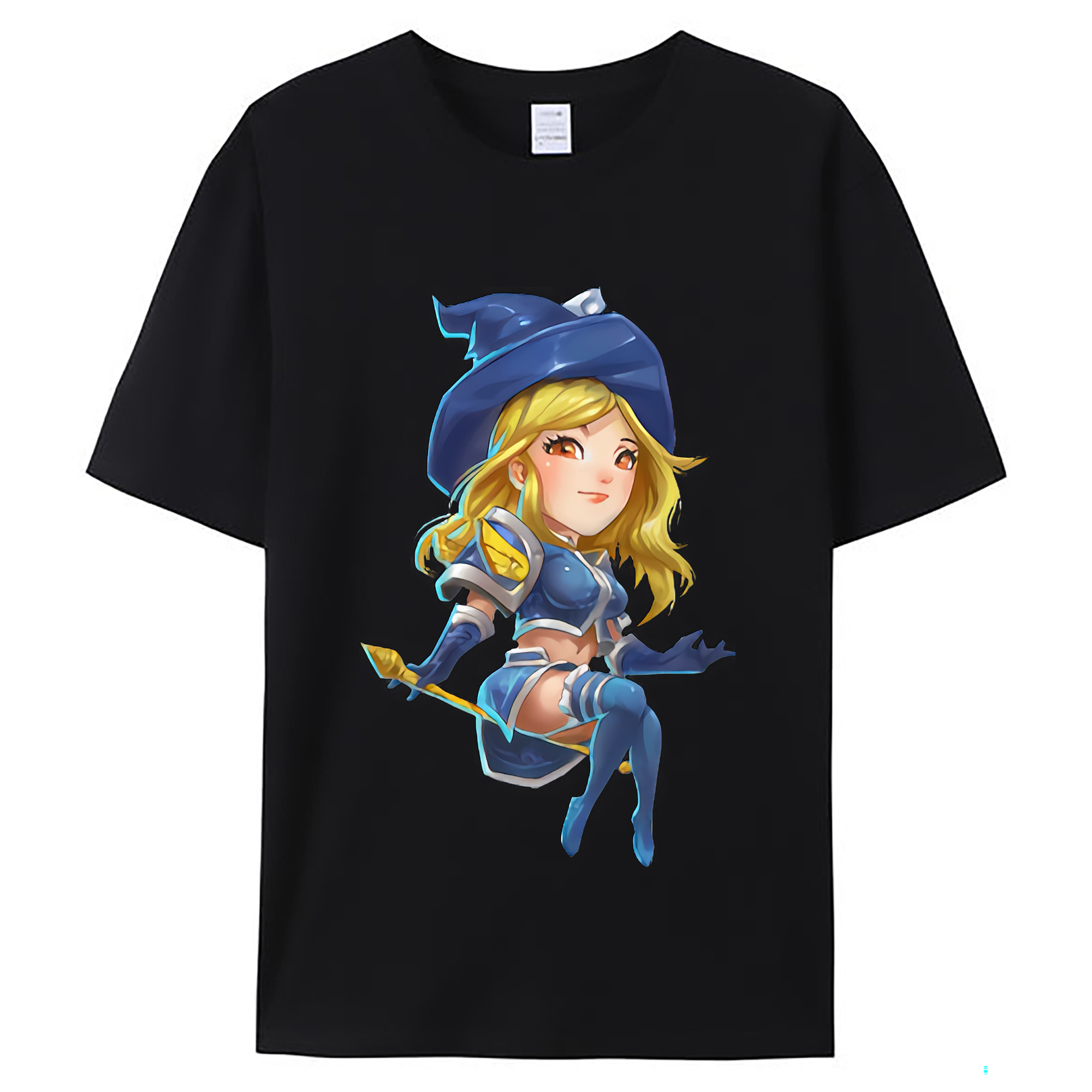 （画像用） リーグ・オブ・レジェンド League of Legends LOL レディースカジュアルプリントTシャツ（綿100％）