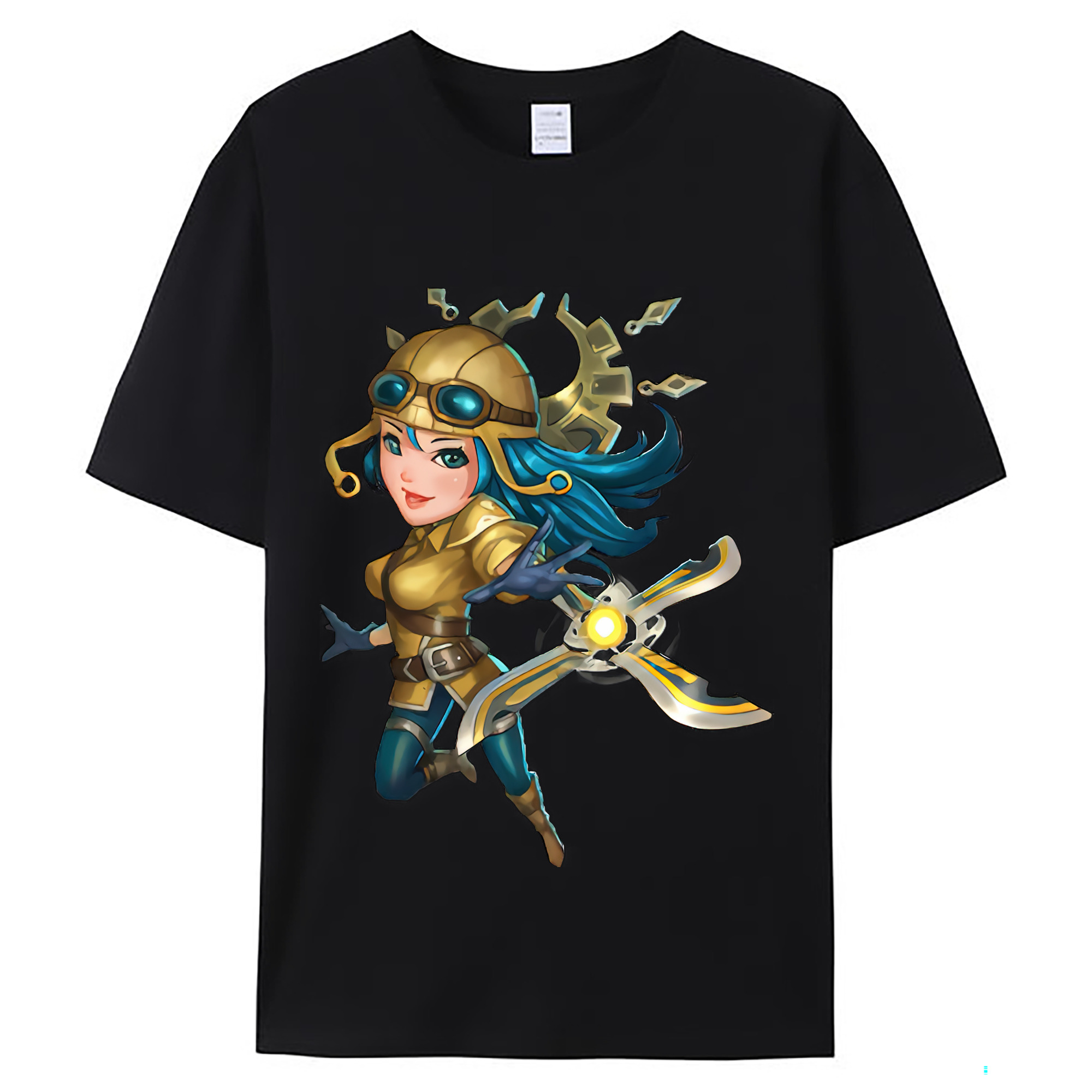 （画像用） リーグ・オブ・レジェンド League of Legends LOL レディースカジュアルプリントTシャツ（綿100％）
