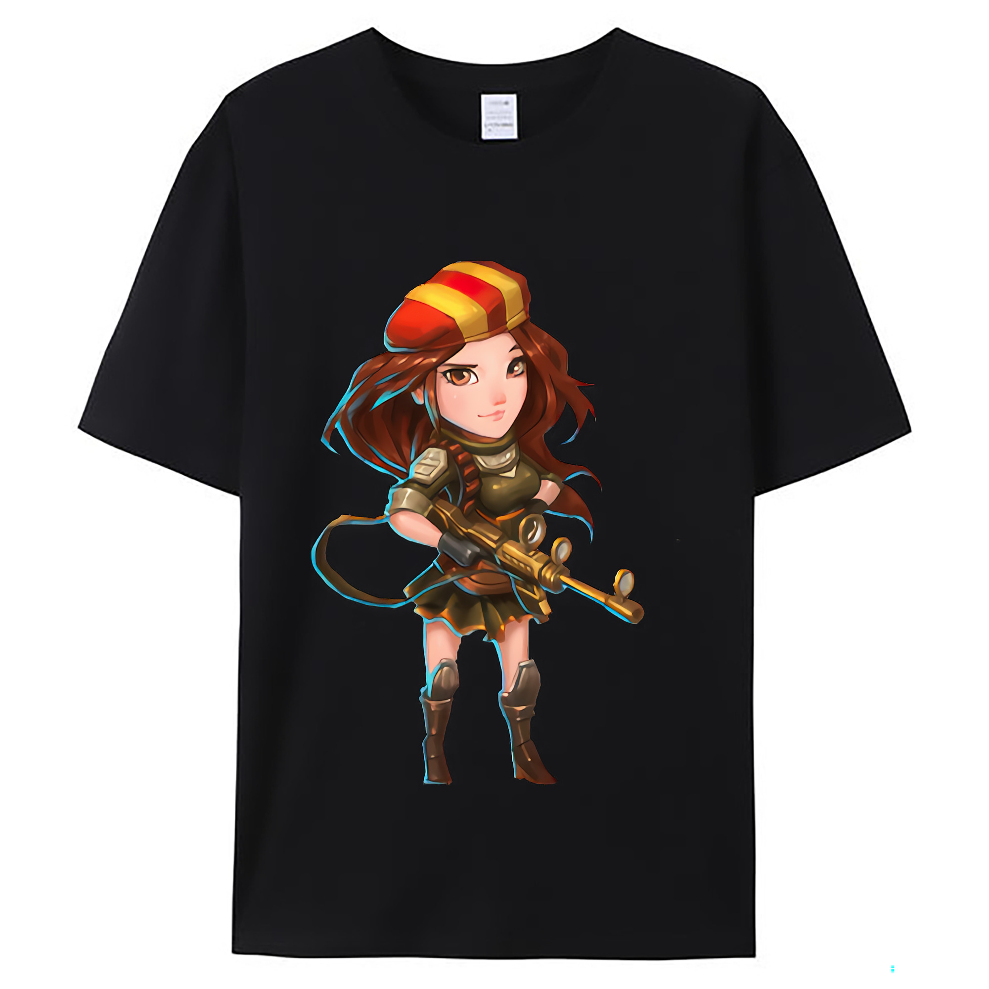 （画像用） リーグ・オブ・レジェンド League of Legends LOL レディースカジュアルプリントTシャツ（綿100％）
