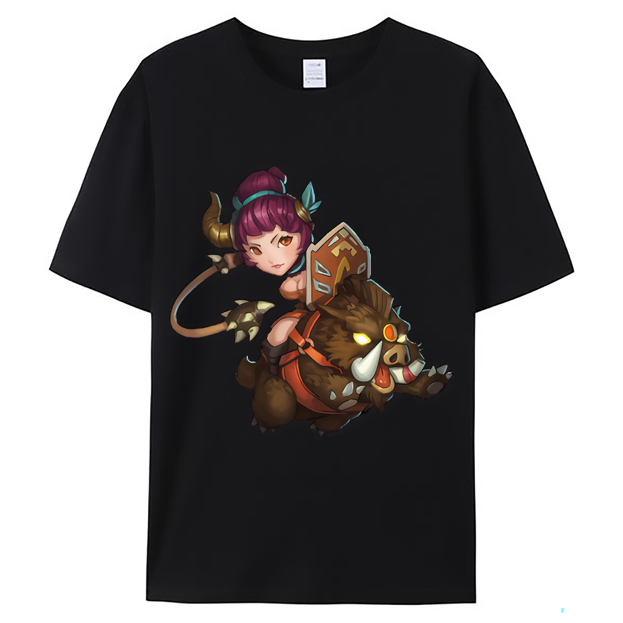 （画像用） リーグ・オブ・レジェンド League of Legends LOL レディースカジュアルプリントTシャツ（綿100％）