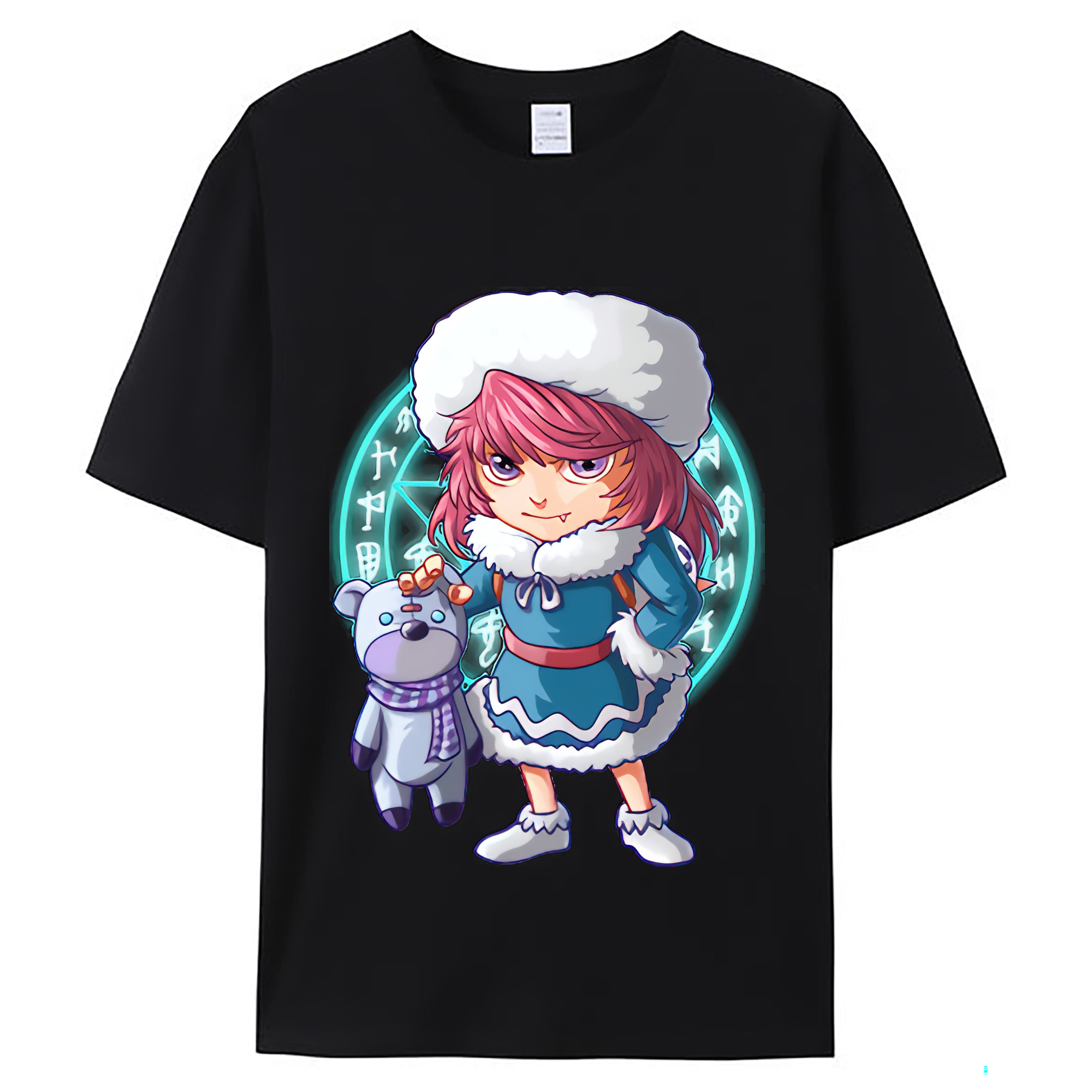 （画像用） リーグ・オブ・レジェンド League of Legends LOL レディースカジュアルプリントTシャツ（綿100％）